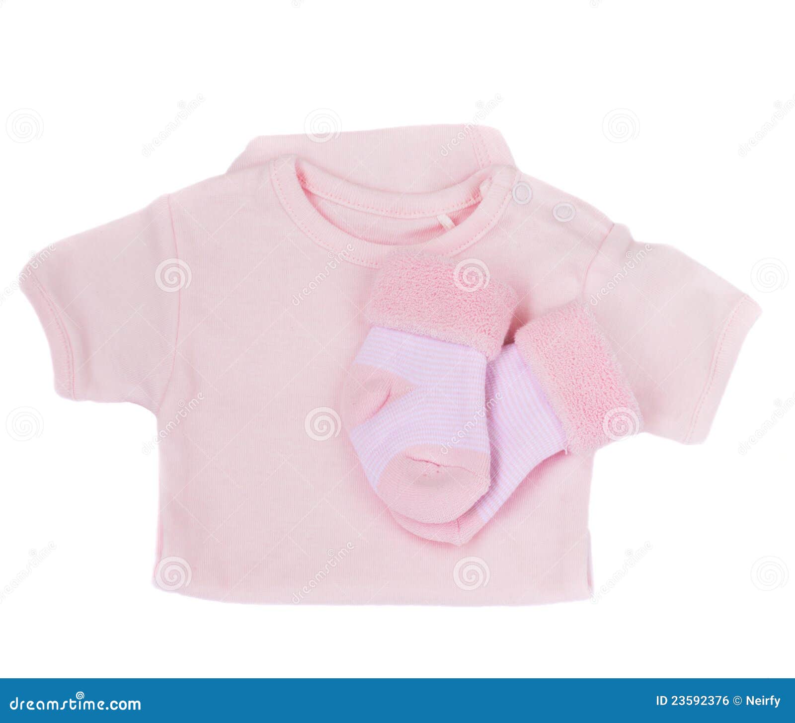 Pink baby clothes stock photo. Image of pastel, collection 23592376