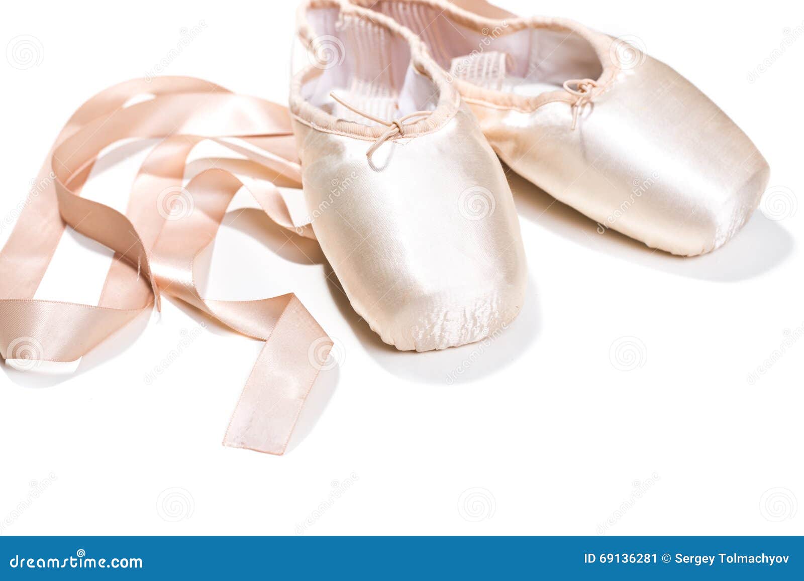 Pink ballet shoes stock image. Image of dance, items 69136281