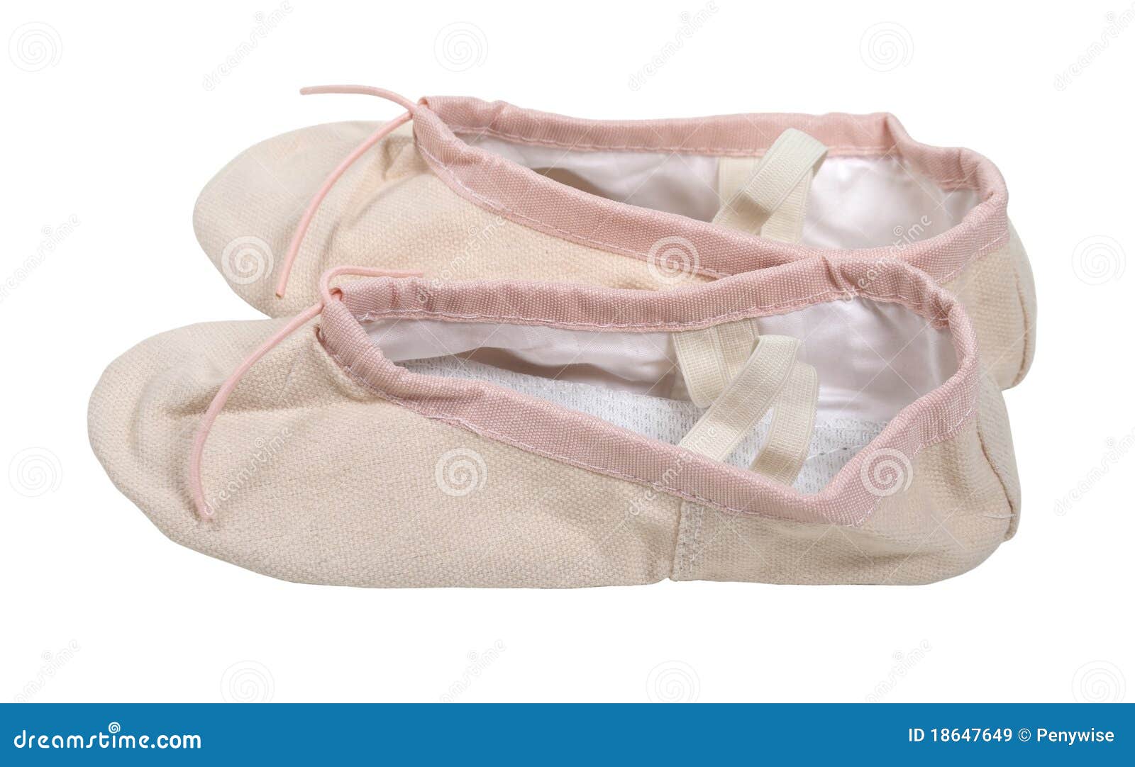 Pink Ballet Slippers stock image. Image of slippers, elasic 18647649