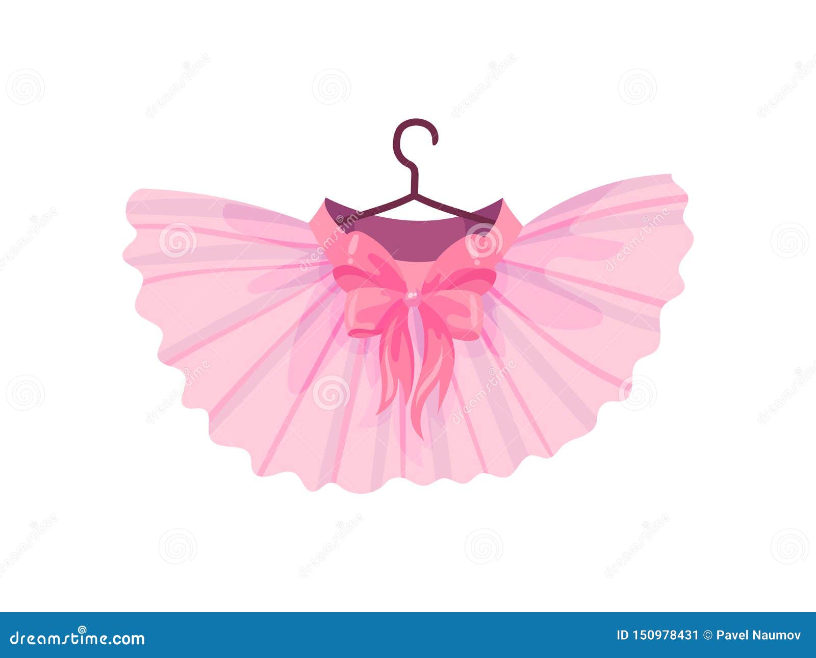 Premium AI Image  Pink tutu hanging on a ballet barre