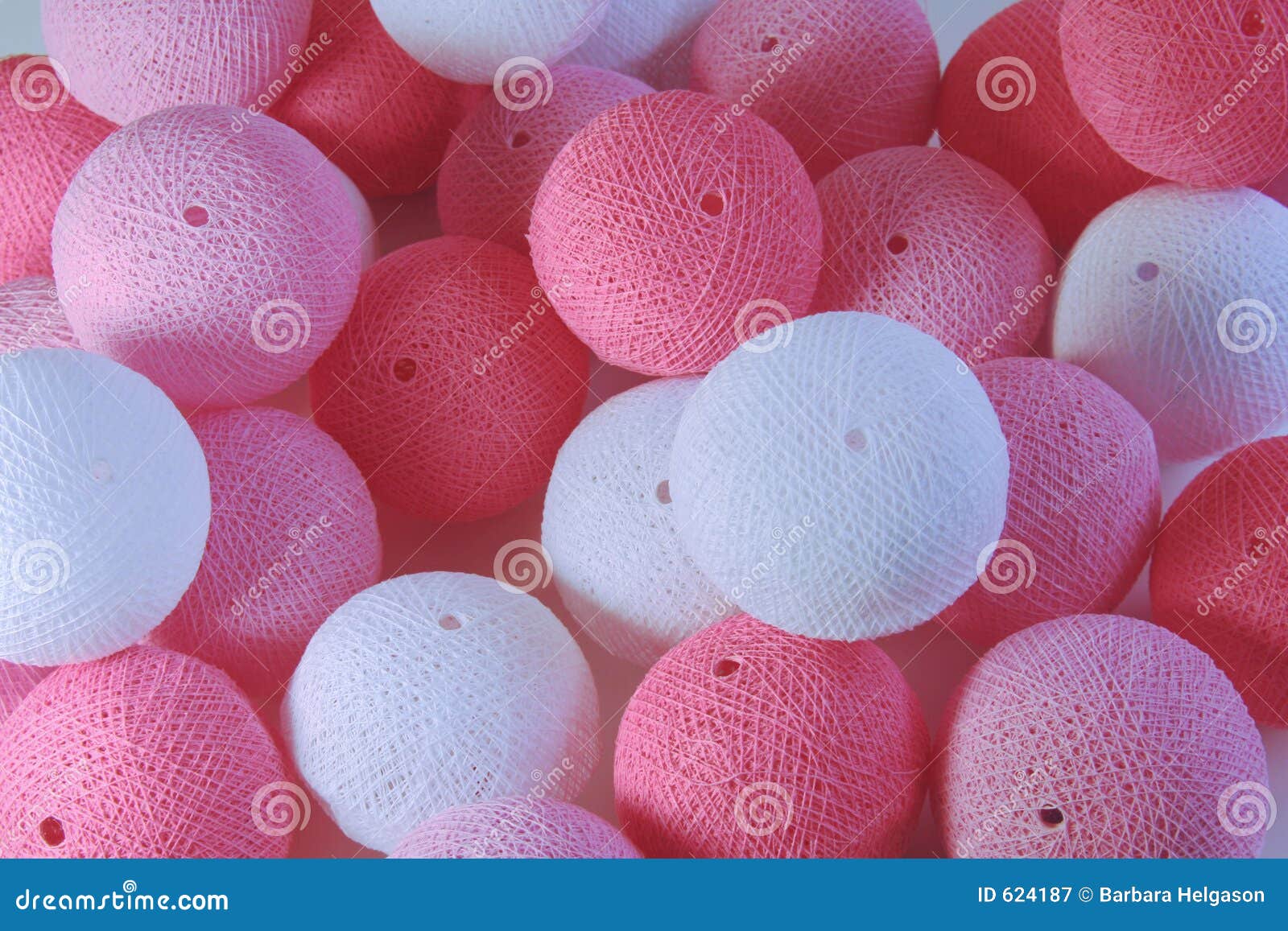 Pink balls stock image. Image of lantern, wool, lights 624187