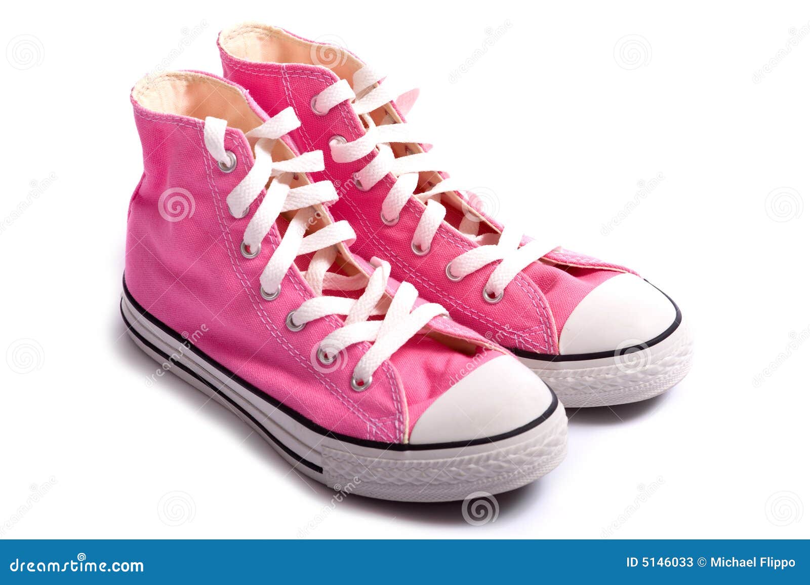 Pink Basketball Shoes stock image. Image of colorful, fabric - 5146033