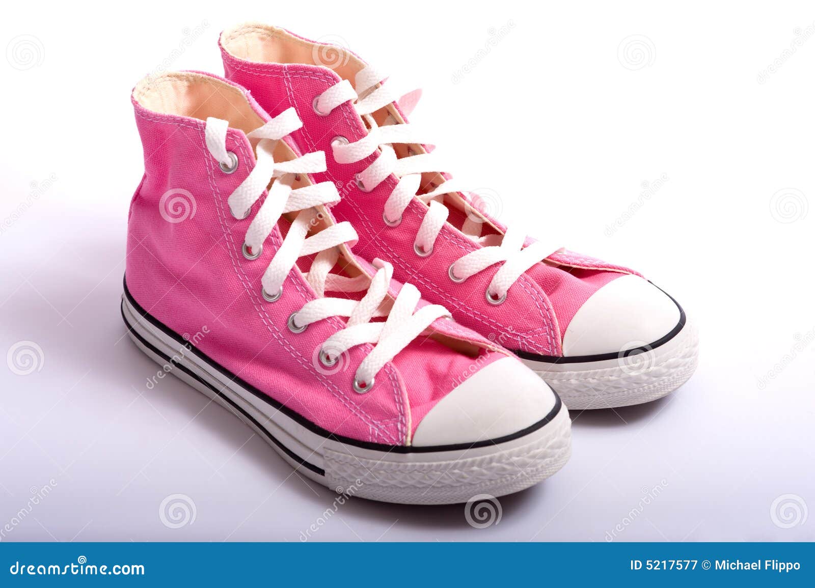 Pink Basketball Shoes Royalty Free Stock Photography - Image: 5217577