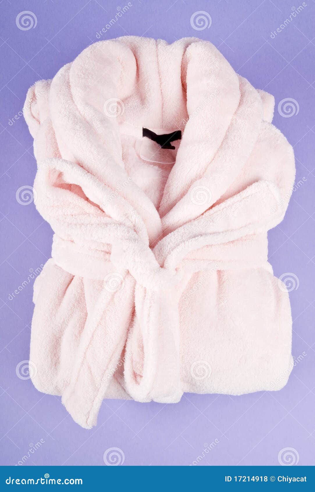 Pink Bathrobe stock photo. Image of pink, cotton, clothing 17214918