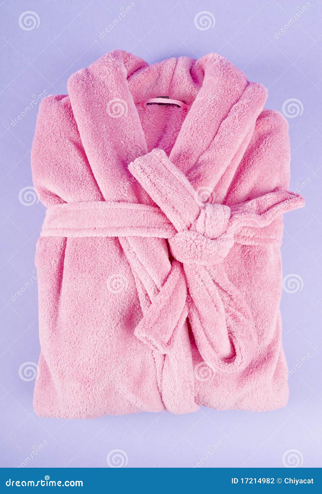 pink bathrobe