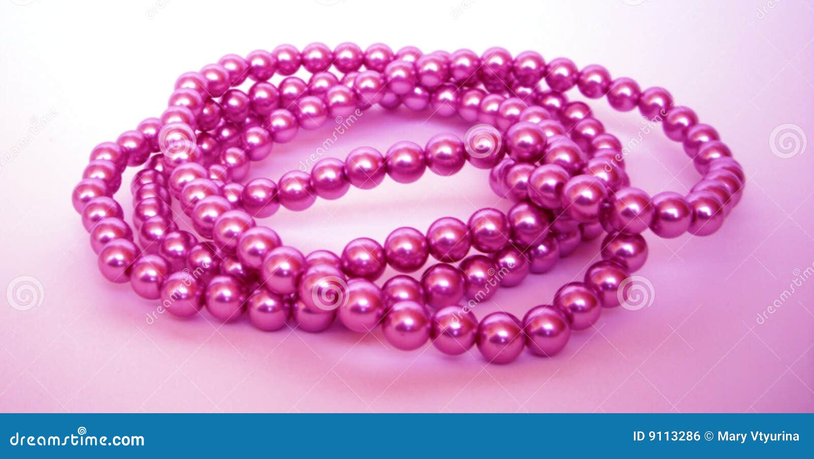 Pink Beads stock photo. Image of pearl, glamour, beads 9113286