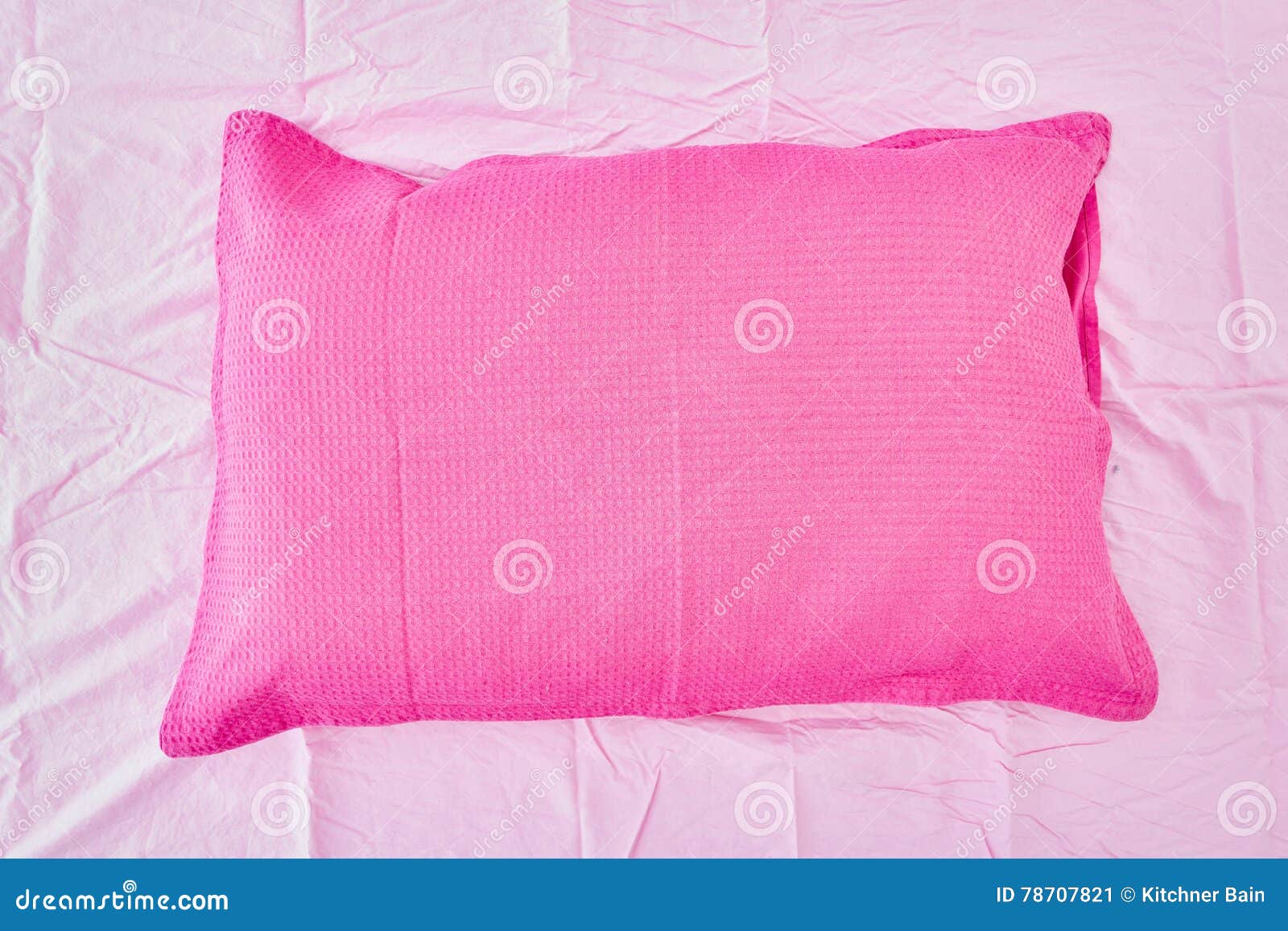 Pink Bedroom Pillow stock image. Image of luxury, lamp 78707821