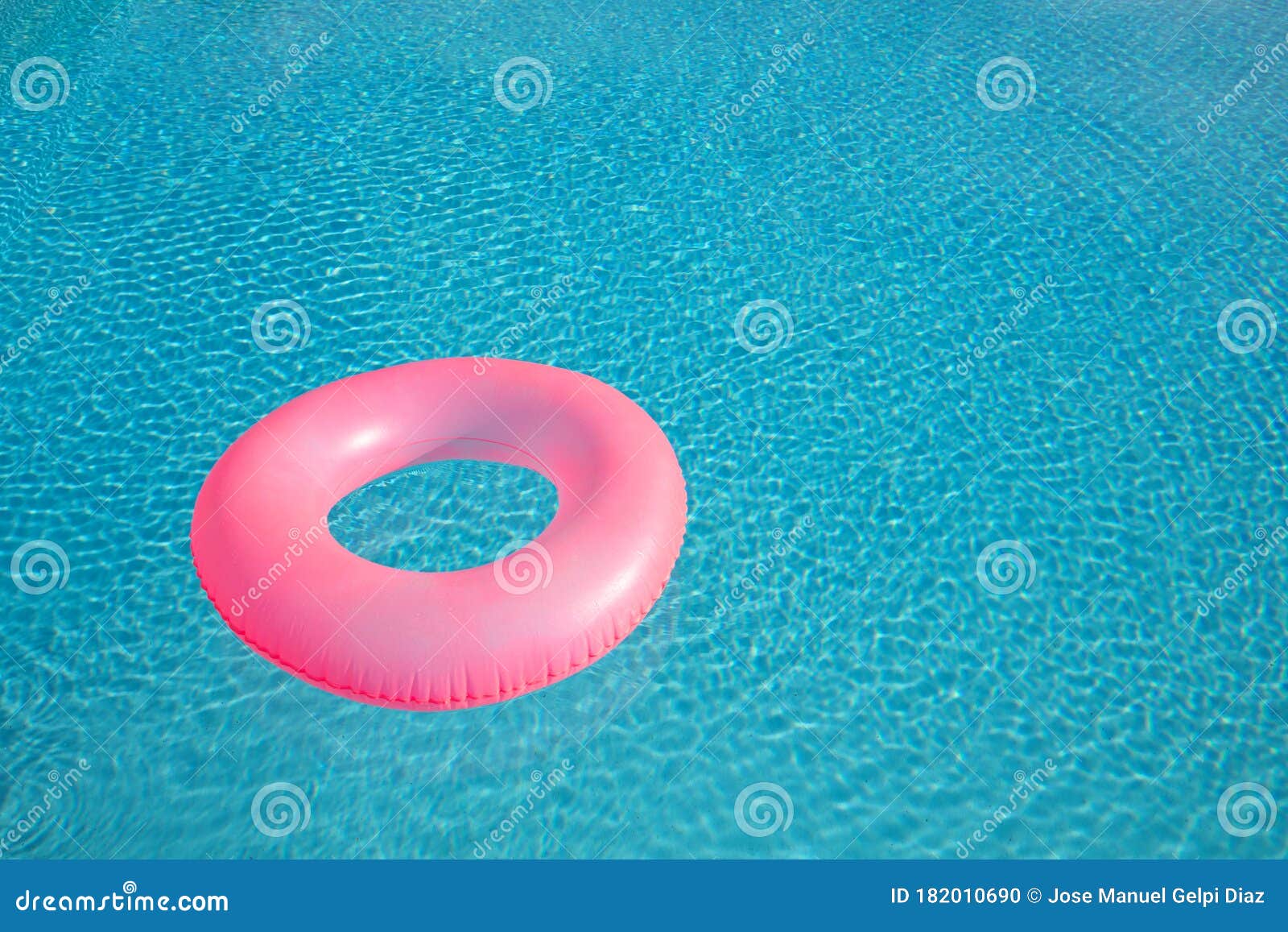 Pink big float on pool stock photo. Image of empty, sunlight - 182010690