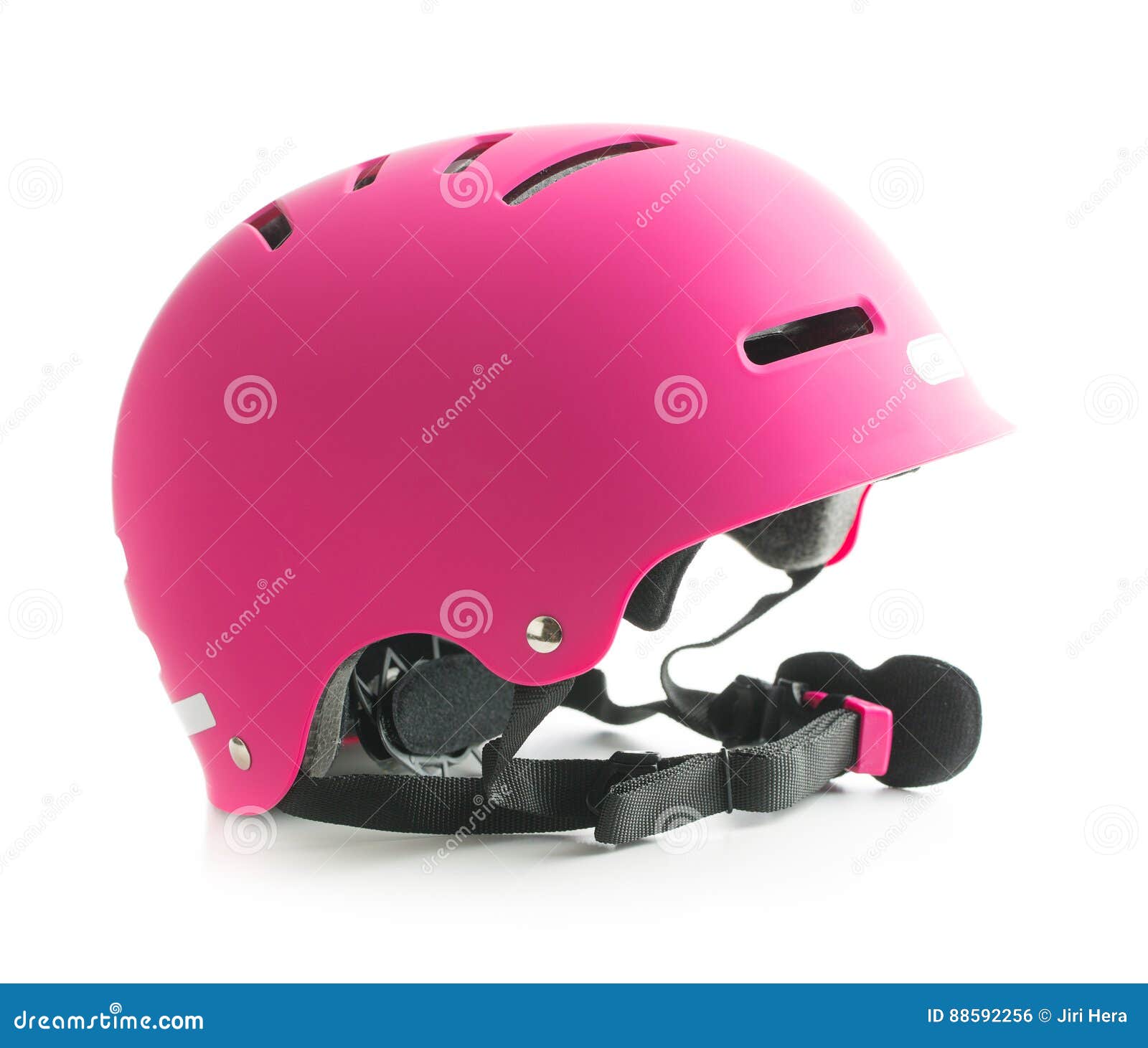 Helmet And Bike Lying On The Road On A Pedestrian Crossing, After