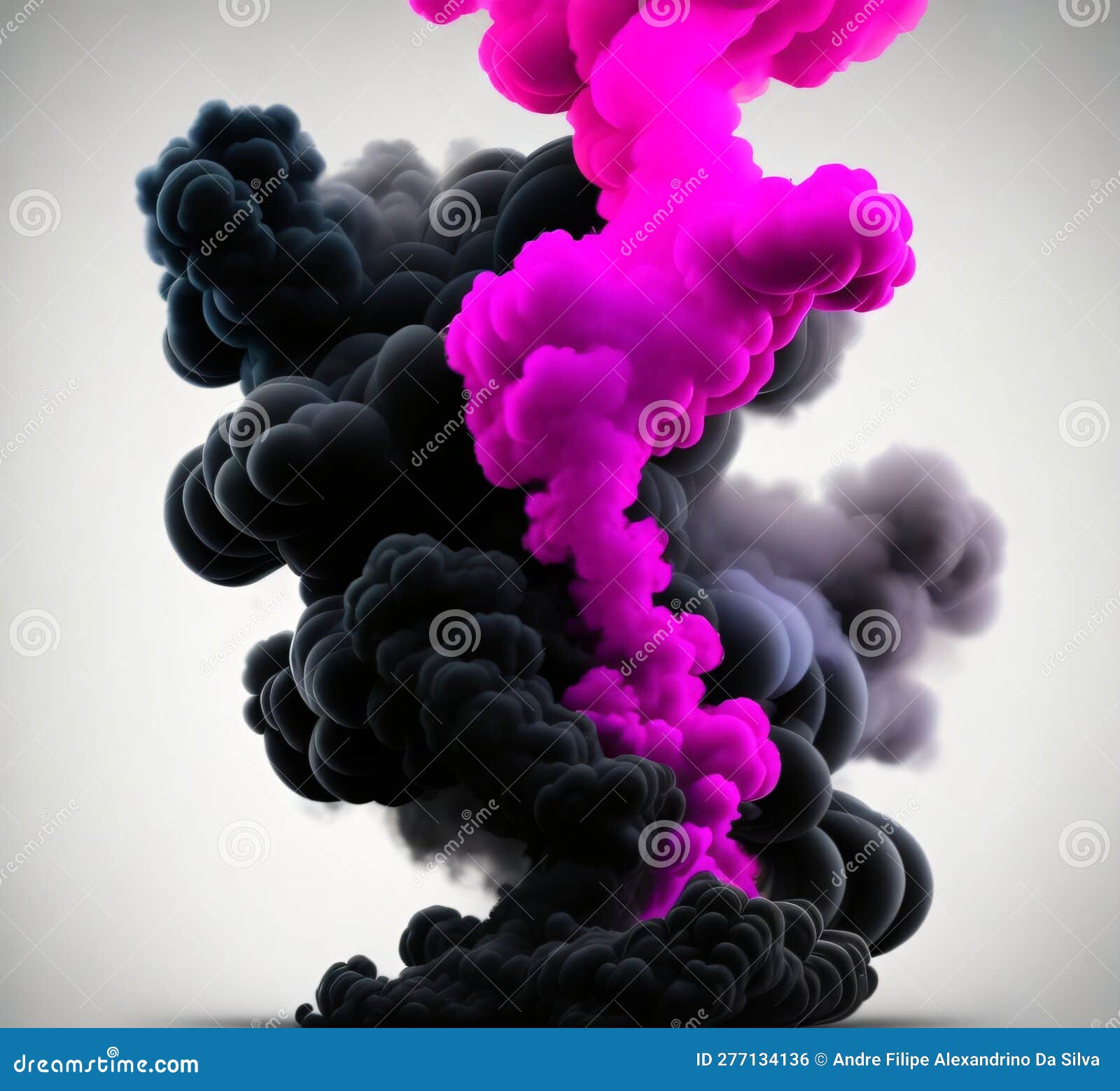 pink and black cloud with background simple