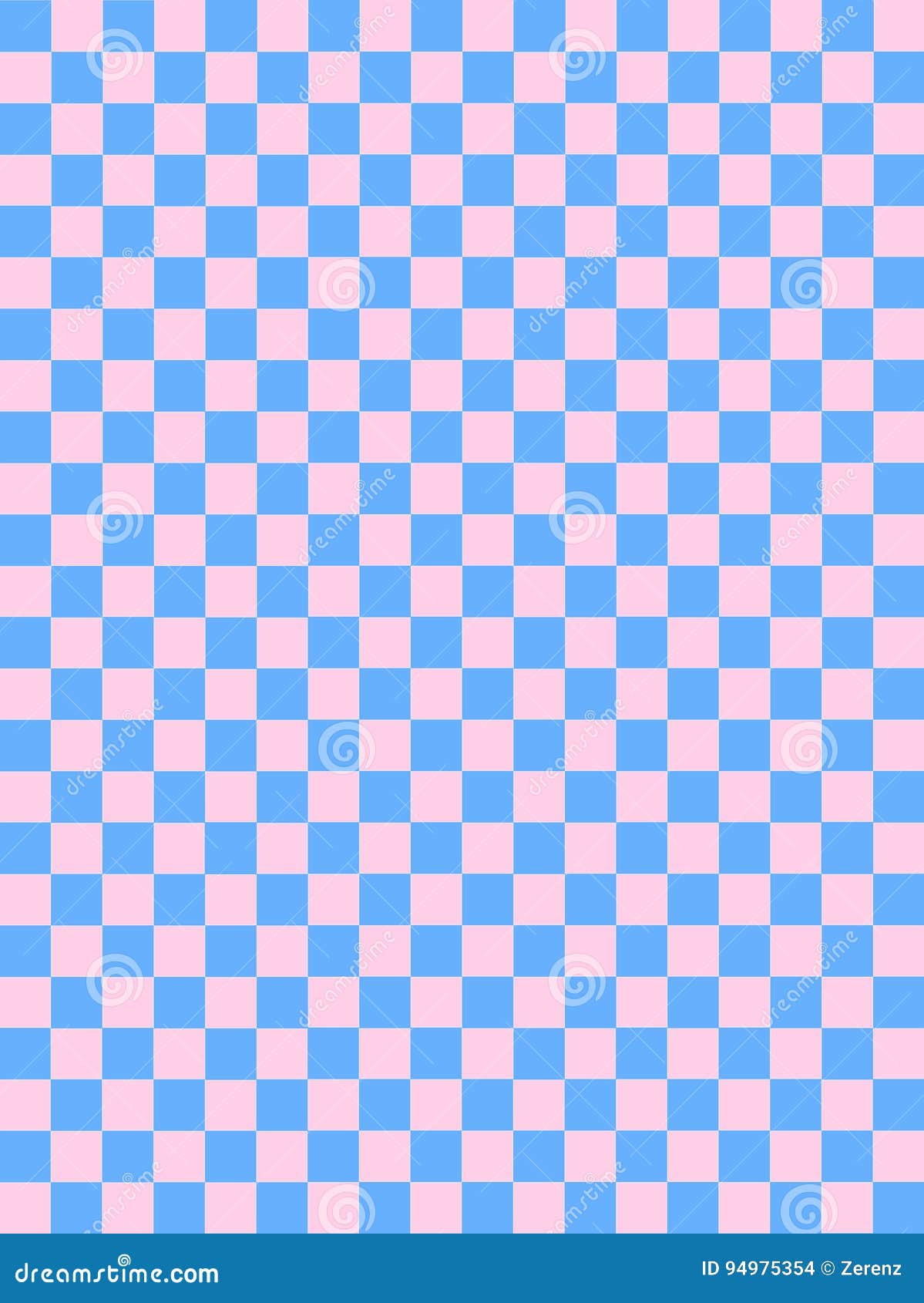 Pink and Blue Checkered Pattern. Stock Illustration Illustration of