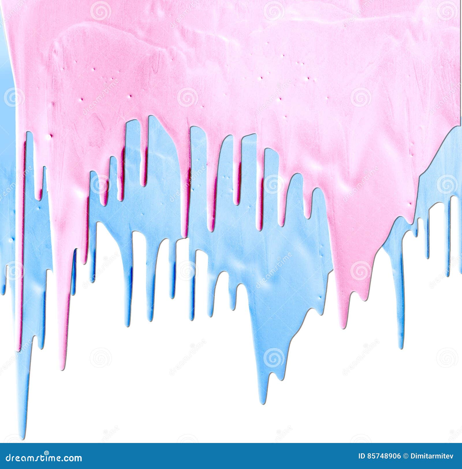 blue paint dripping wallpaper