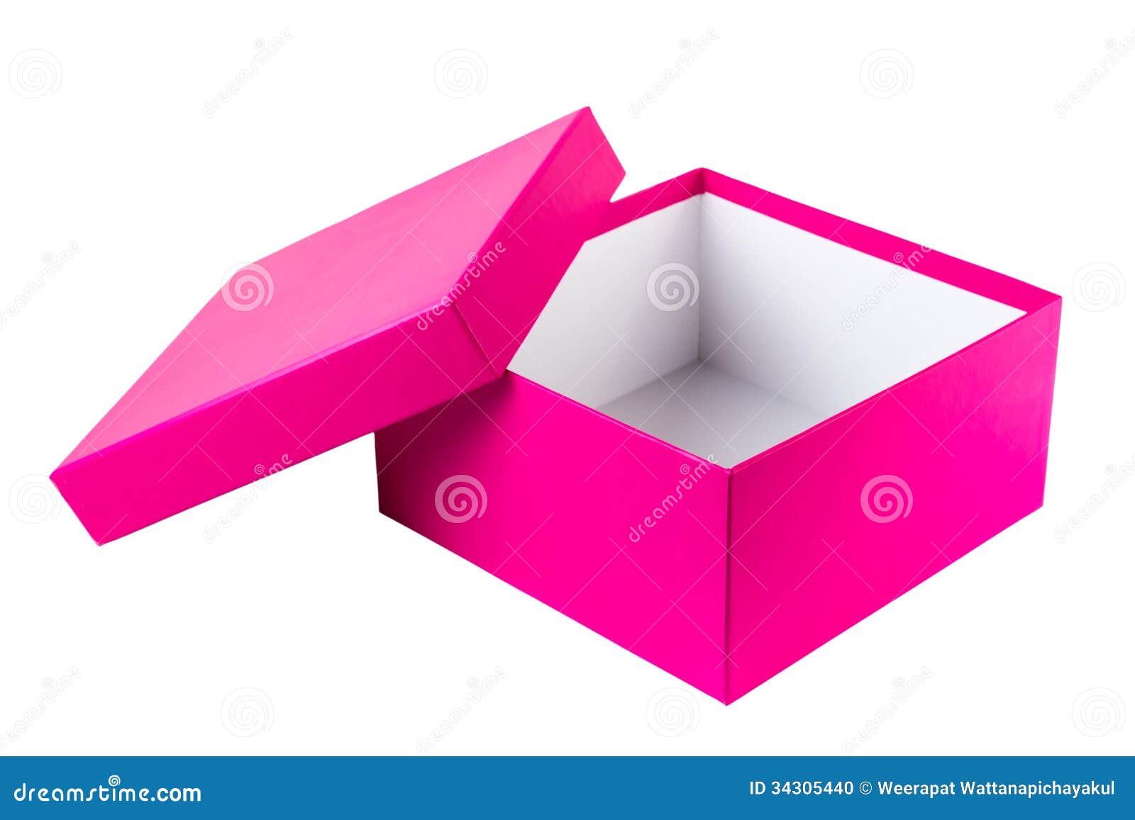 Cardboard Box Isolated On White Background With Clipping Path