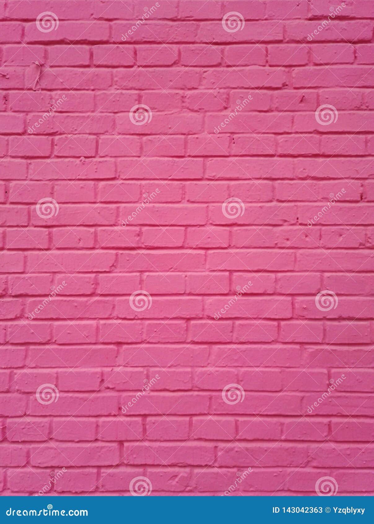 pink brick wall sticker