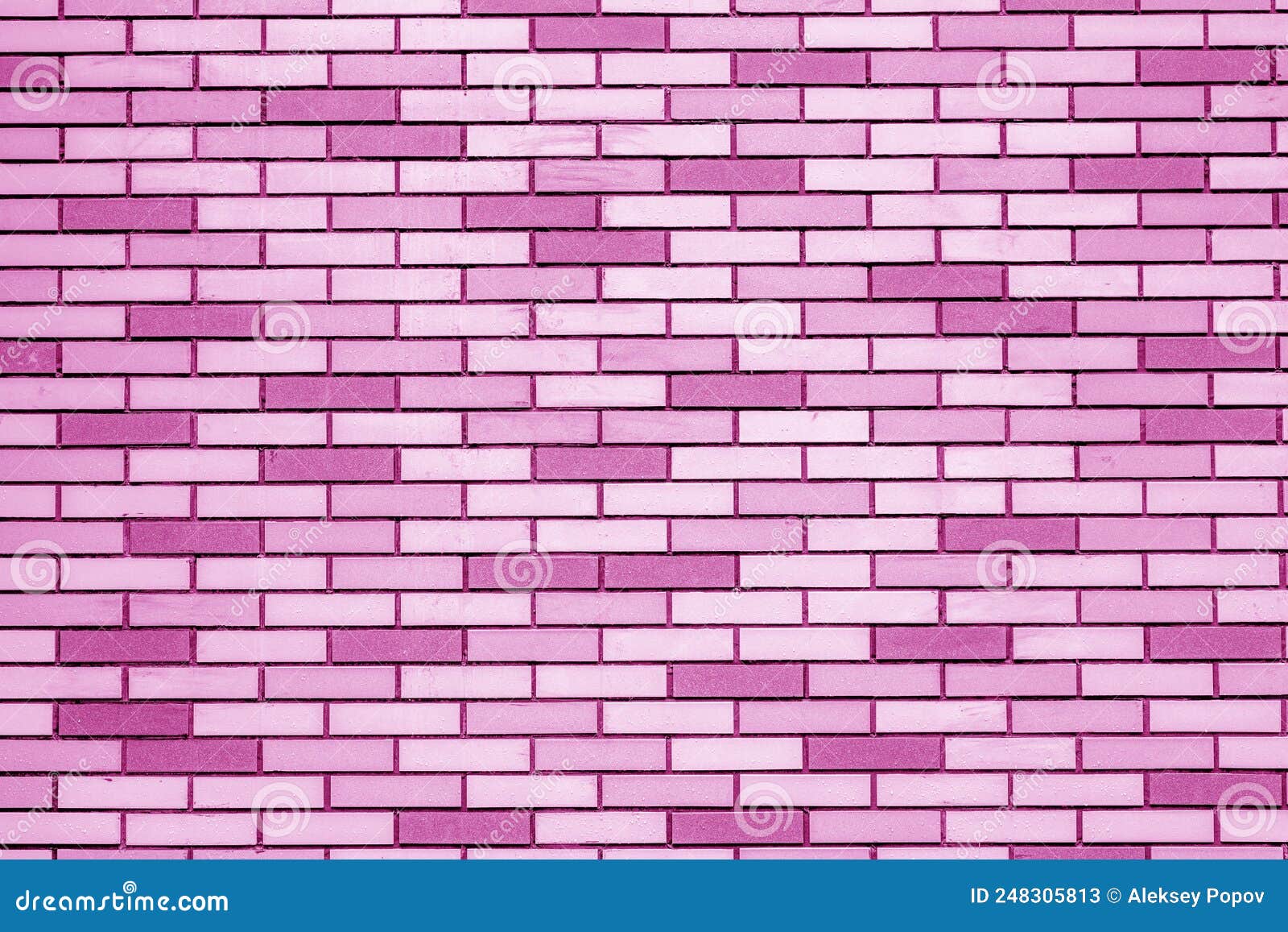 Pink Brick Wall. Construction Retro Background Stock Image Image of