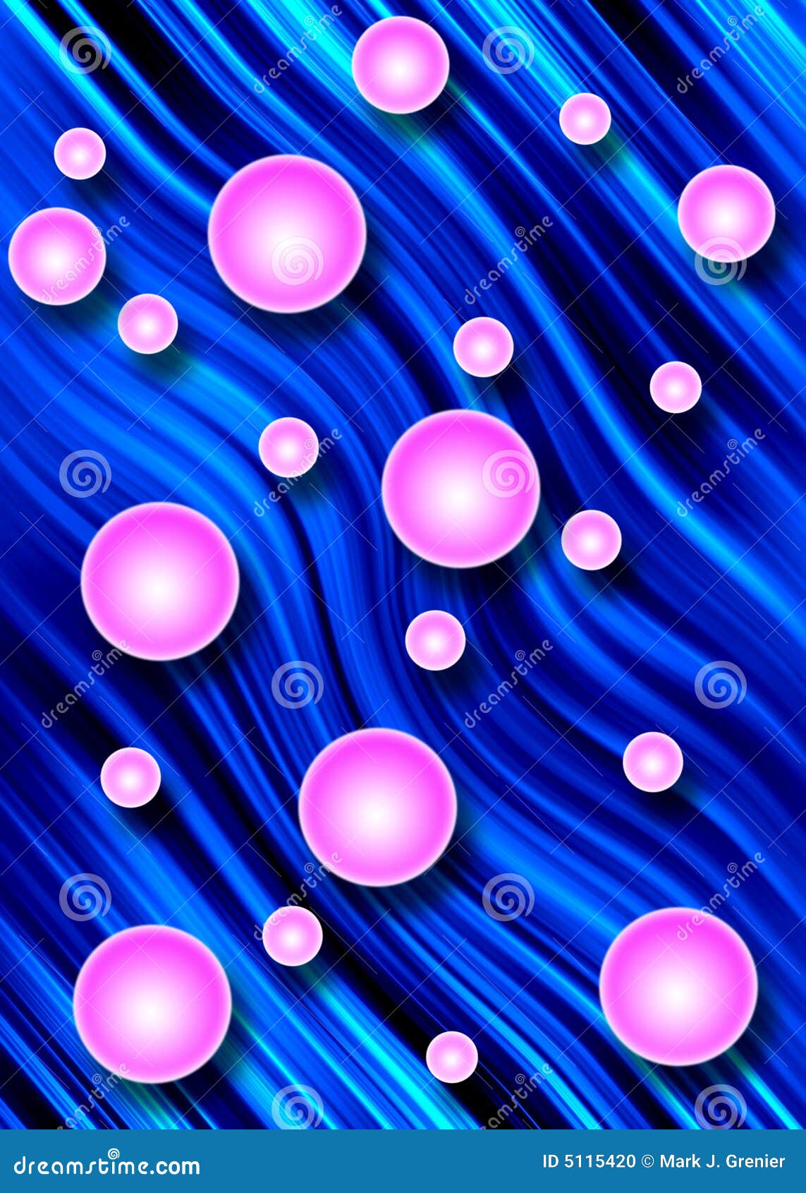 Pink Bubble Background stock illustration. Image of orbs - 5115420