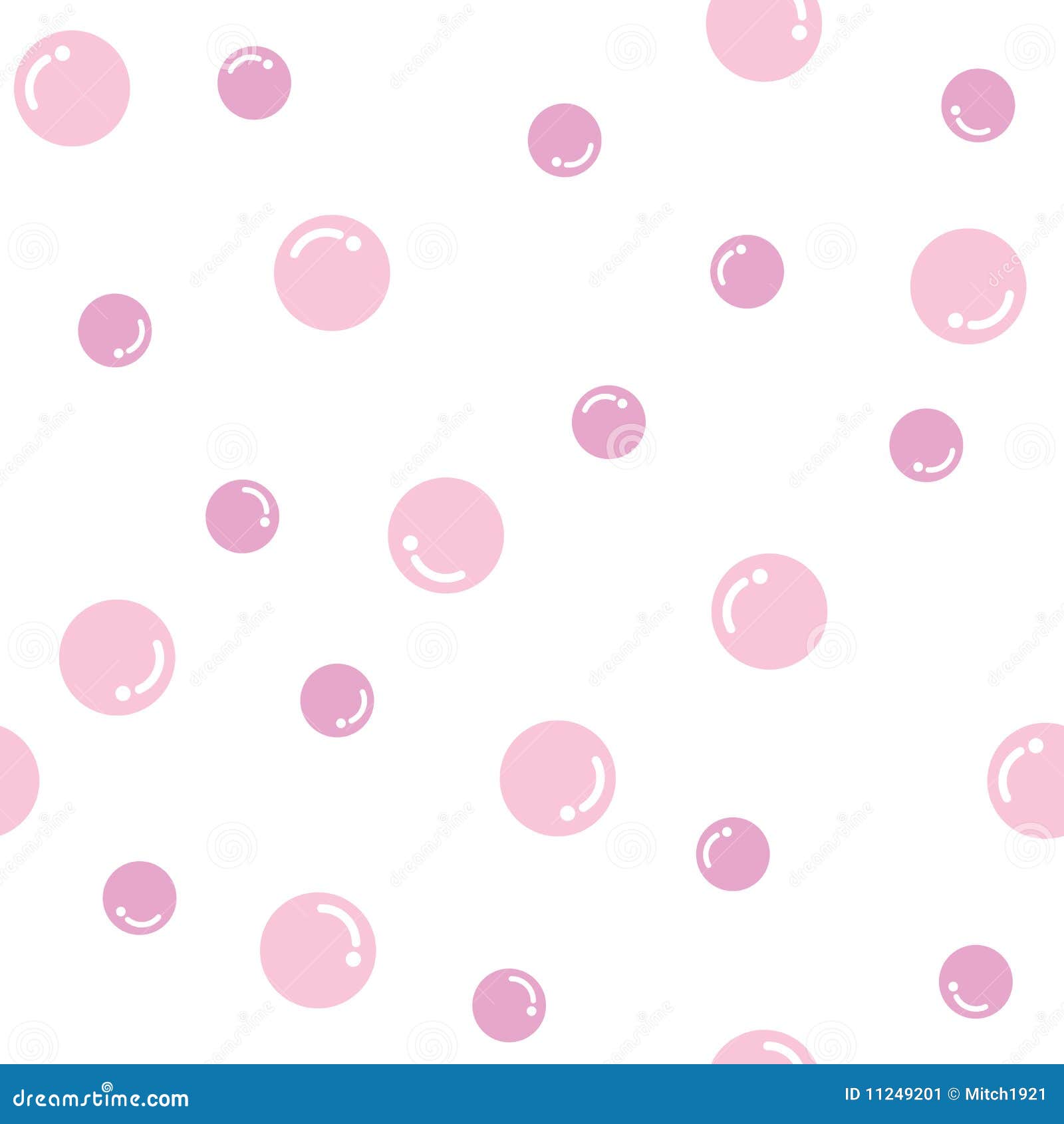Pink Bubbles Illustration 11249201 - Megapixl
