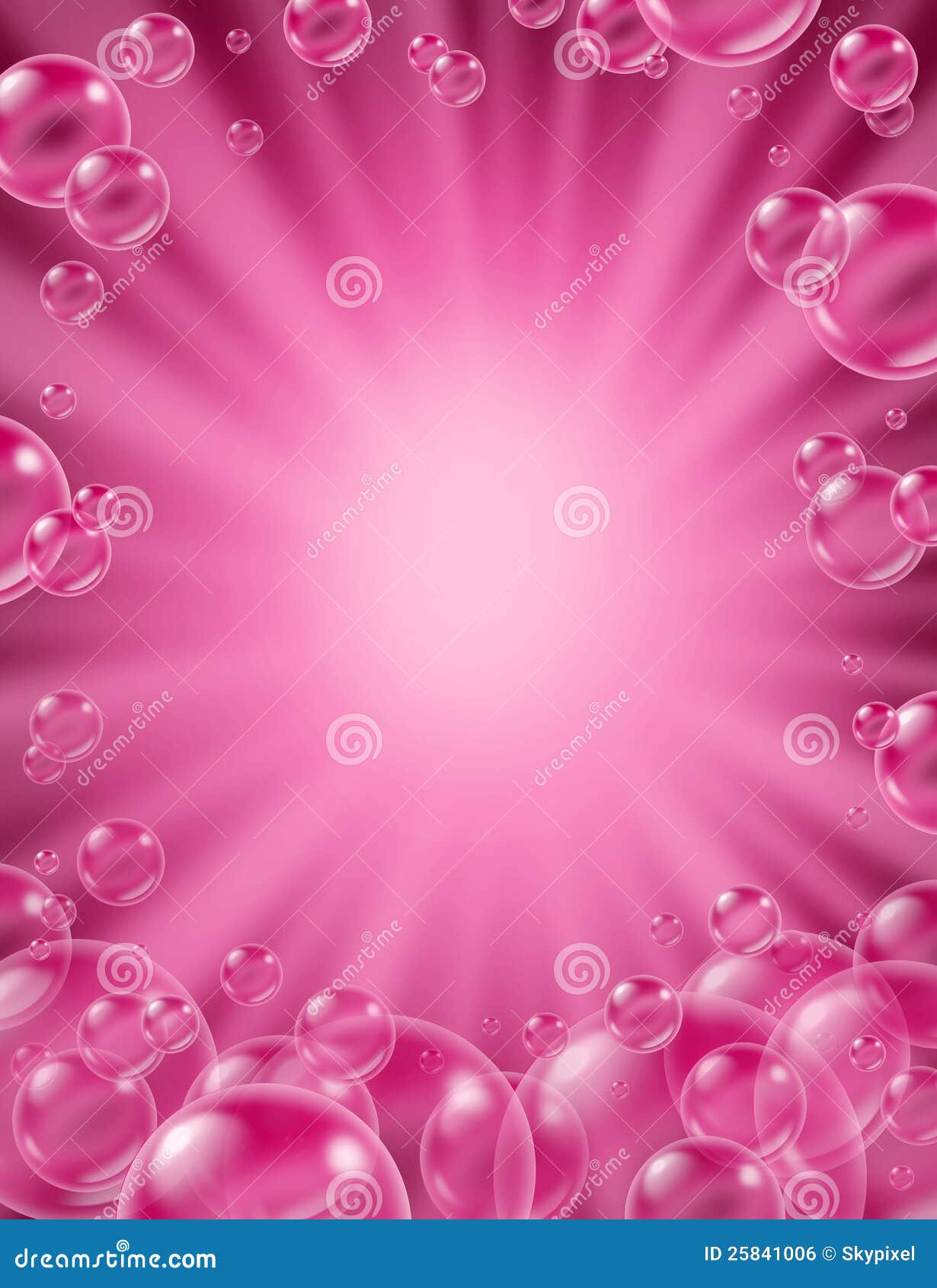 Pink Bubbles Concept stock illustration. Illustration of bubble - 25841006