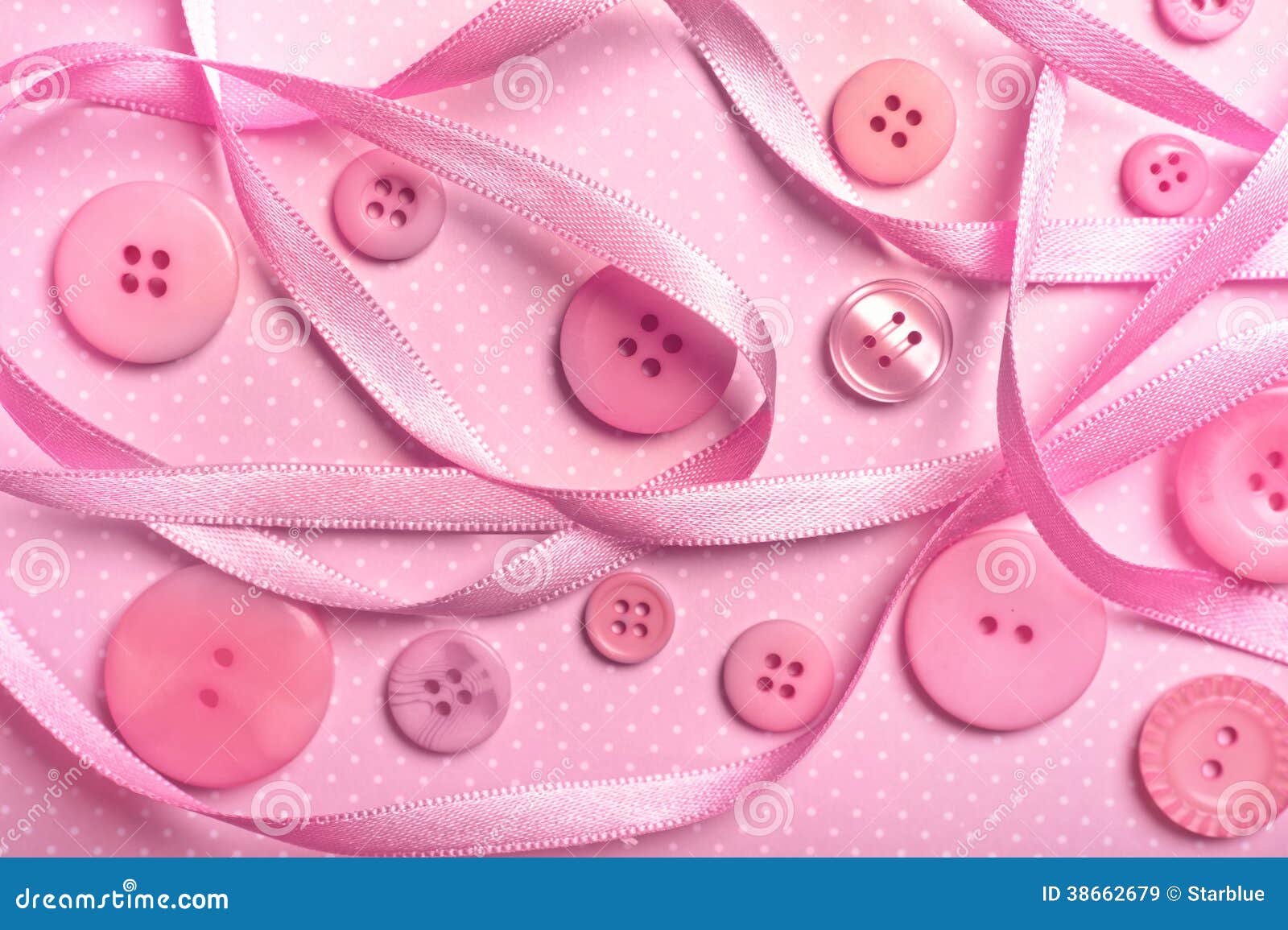 Pink buttons stock image. Image of space, background - 38662679