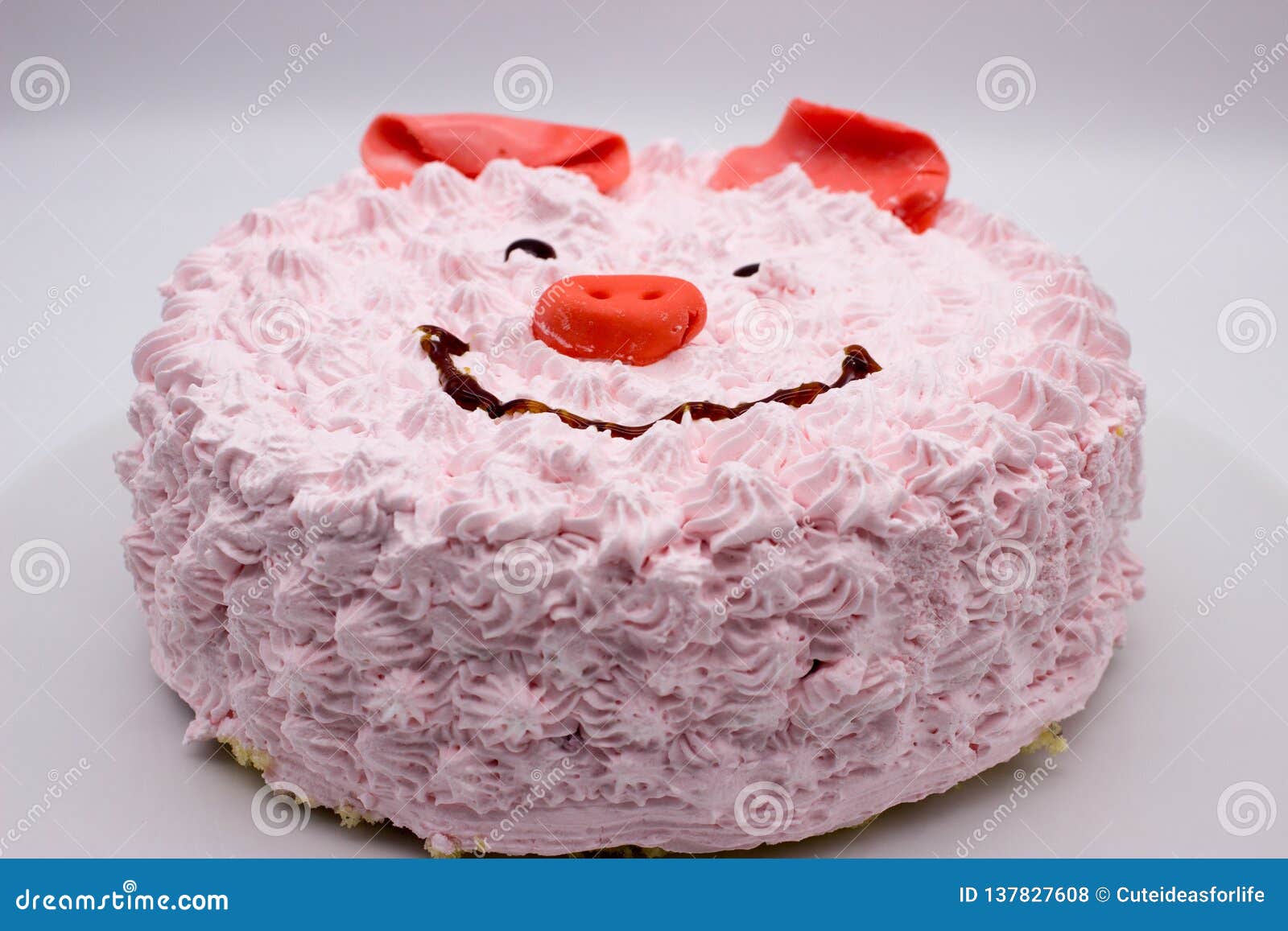 Pink cake pig`s face stock photo. Image of baking, homemade - 137827608 Pink cake pig`s face stock photo. Image of baking, homemade - 137827608