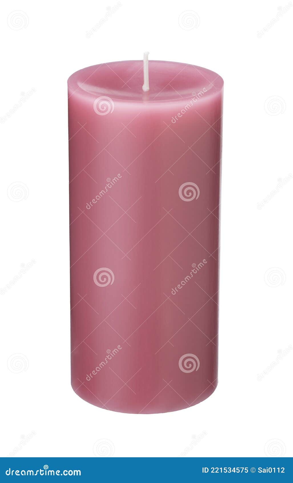 Pink Candles on a White Background Stock Image Image of christmas