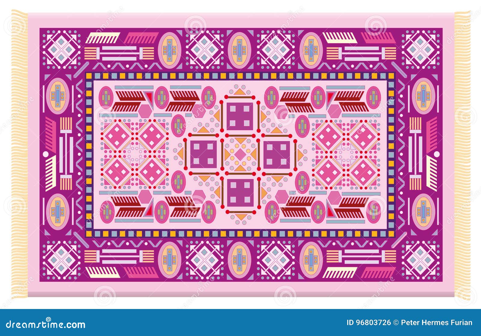 Pink Carpet Background Pattern Stock Vector Illustration of magenta