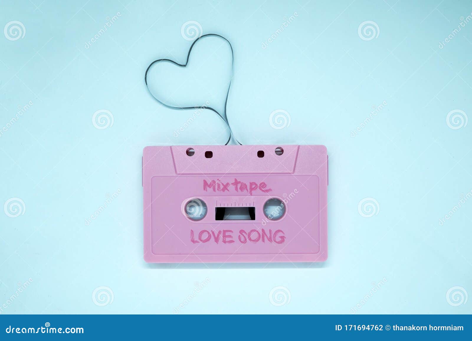 Pink Cassette Music Love Song Background Concept Stock Photo - Image of  plastic, design: 171694762