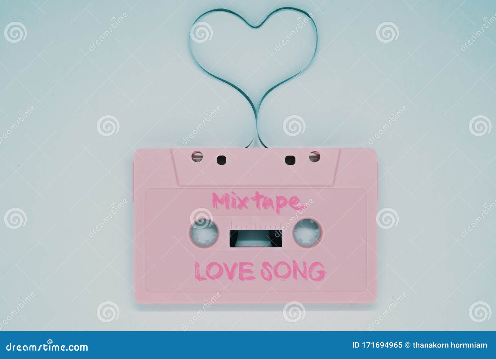 Pink Cassette Music Love Song Background Concept Stock Image Image Of Audio Heart
