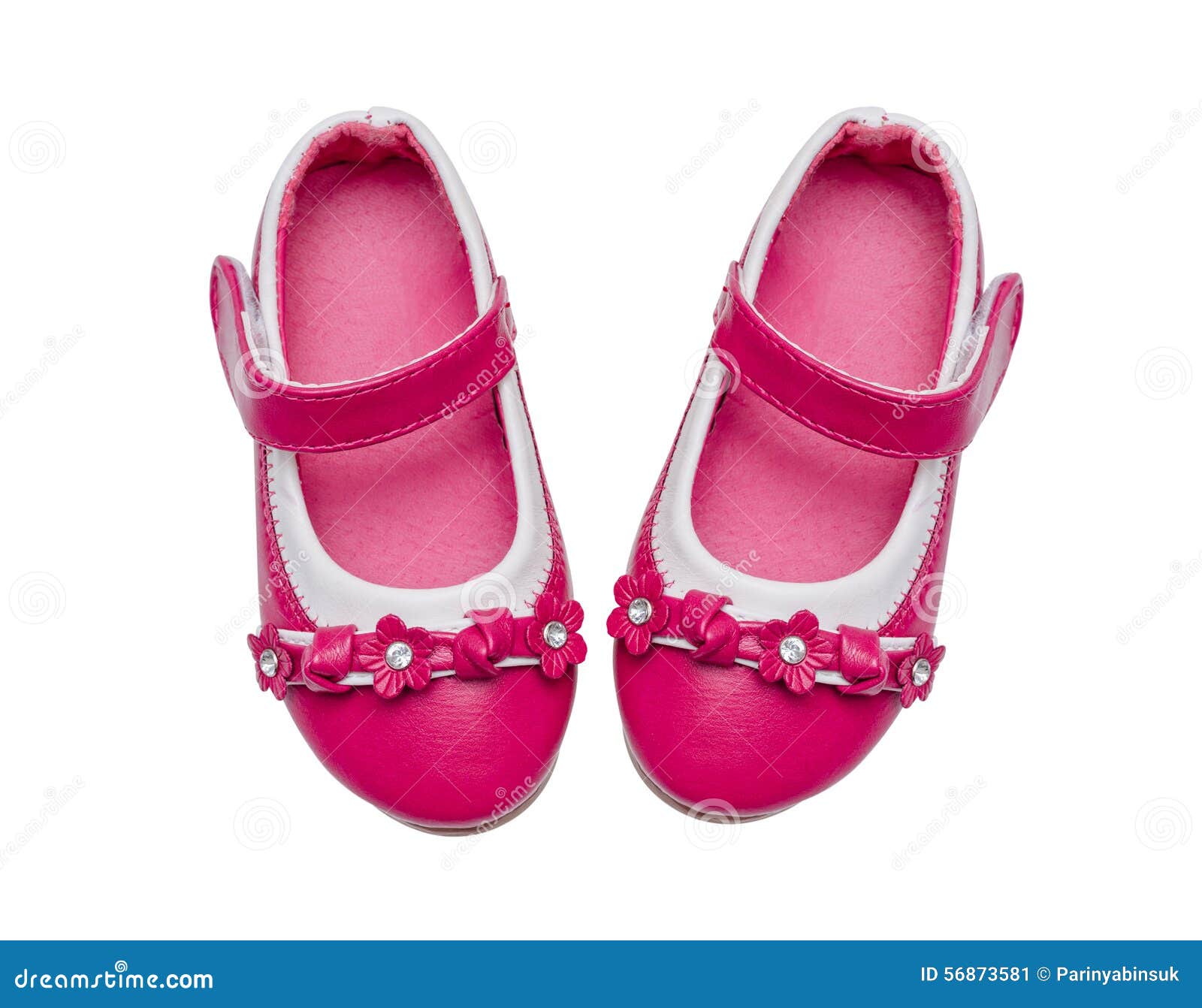 Pink child shoes stock image. Image of footwear, beautiful - 56873581