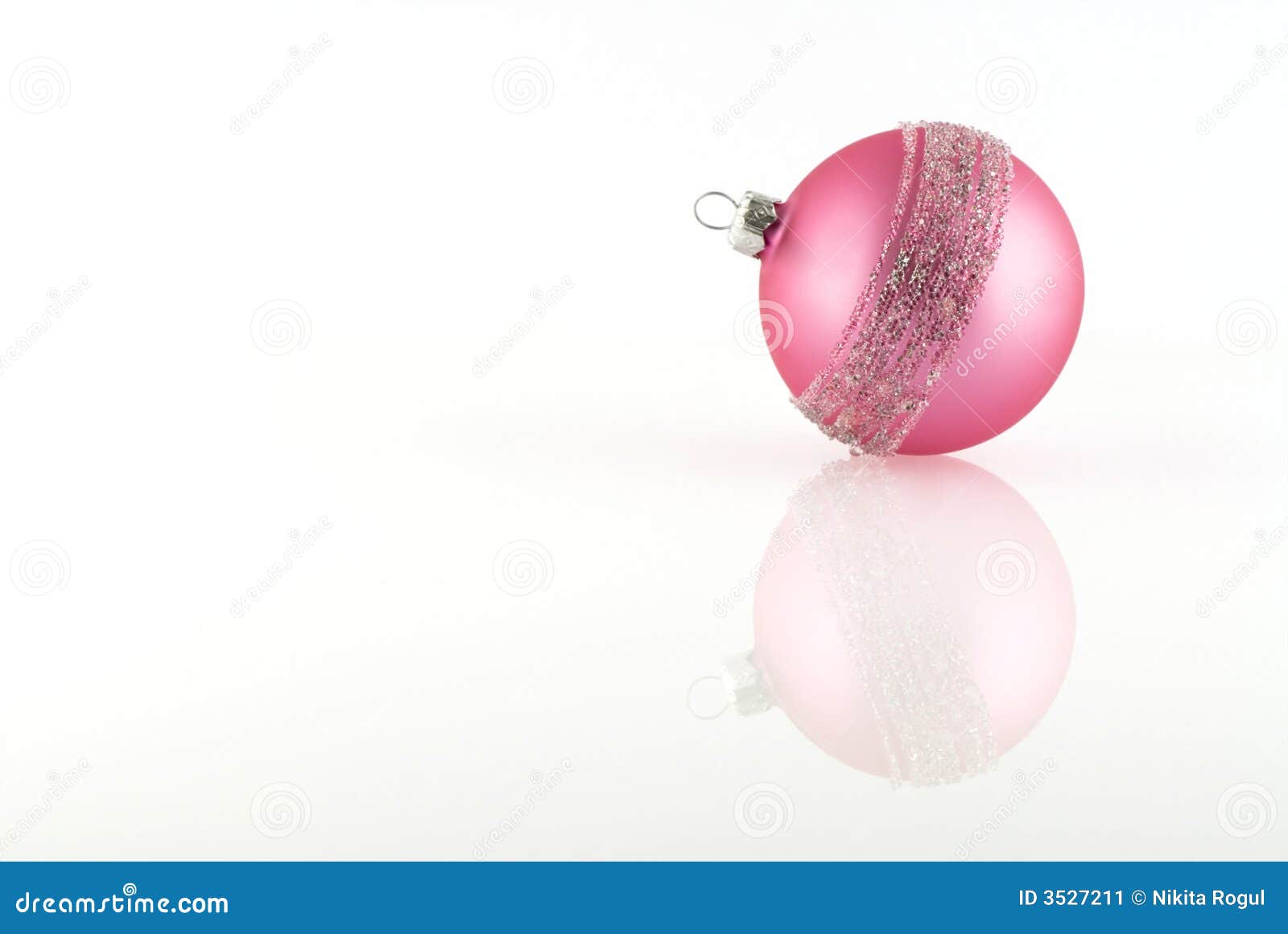 Pink christmas ball stock image. Image of traditional 3527211