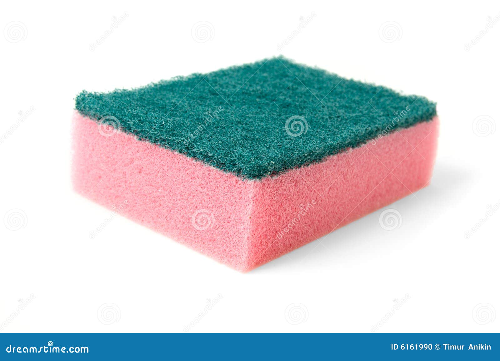 Pink cleaning sponge stock photo. Image of domestic, detergent 6161990