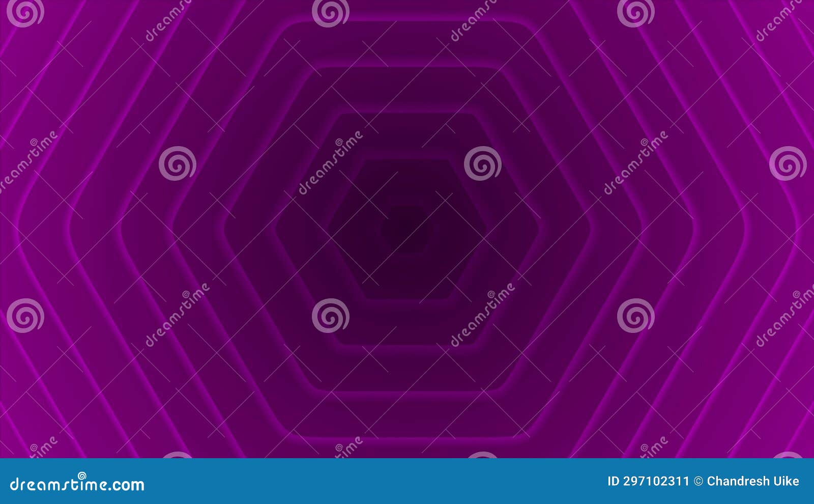 Pink Color Hexagon Shape Repeating Pattern Simple Background Stock