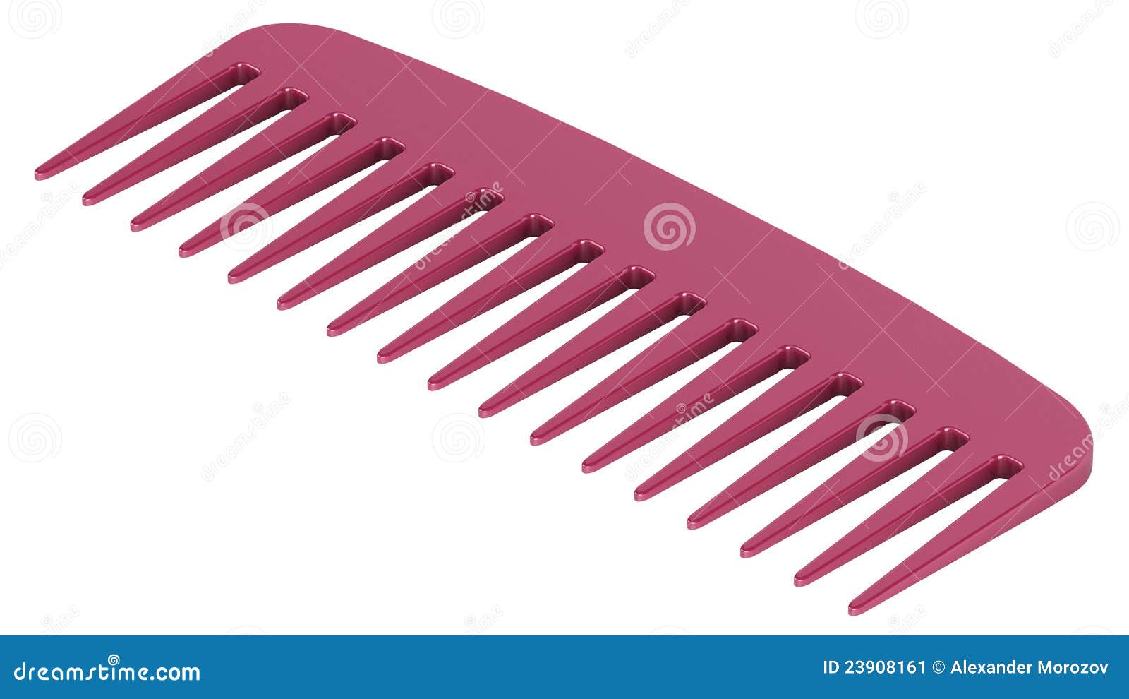 Pink comb stock illustration. Illustration of fashion 23908161