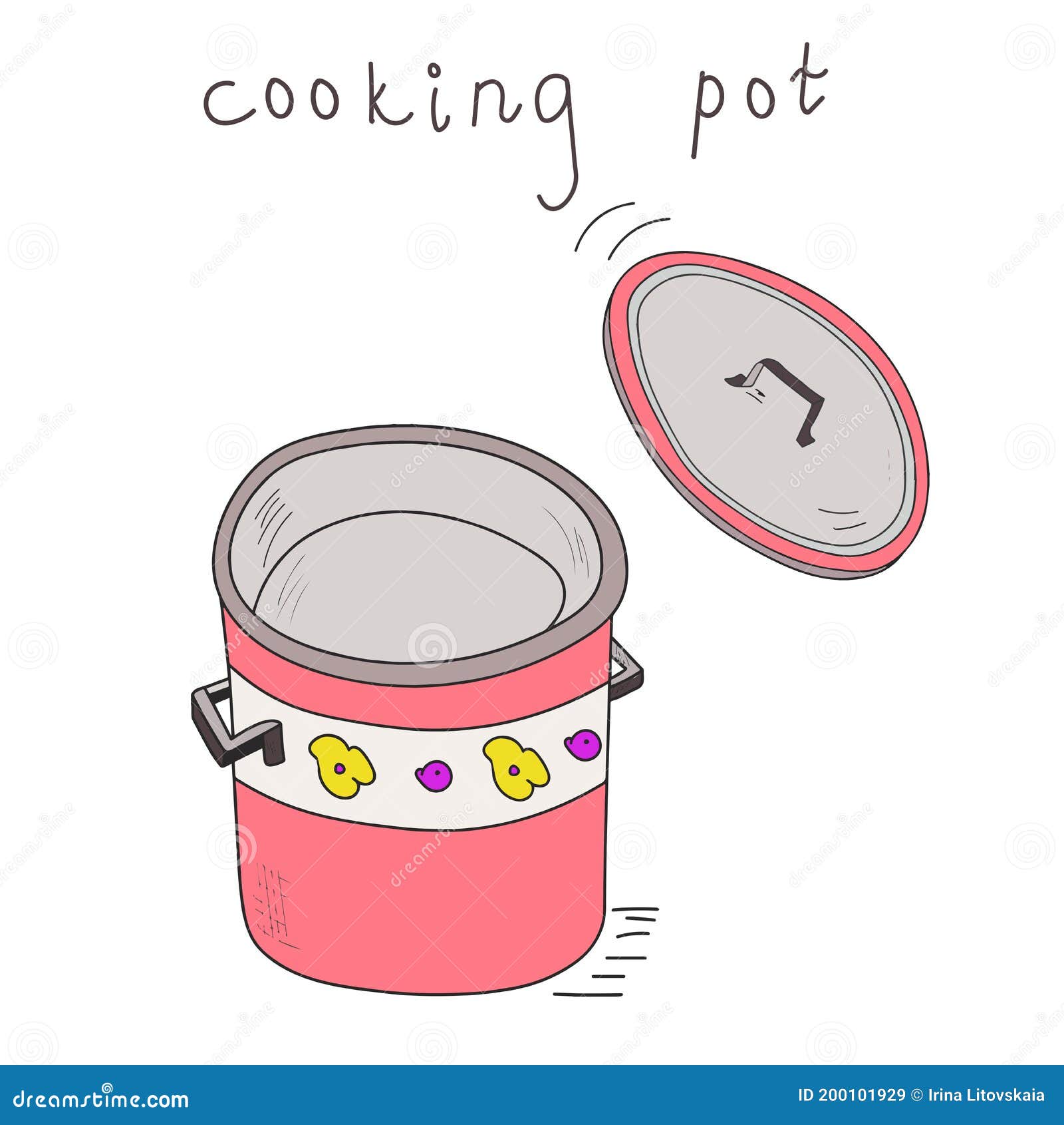 Cooking Pot Drawing - 素材- Canva可画