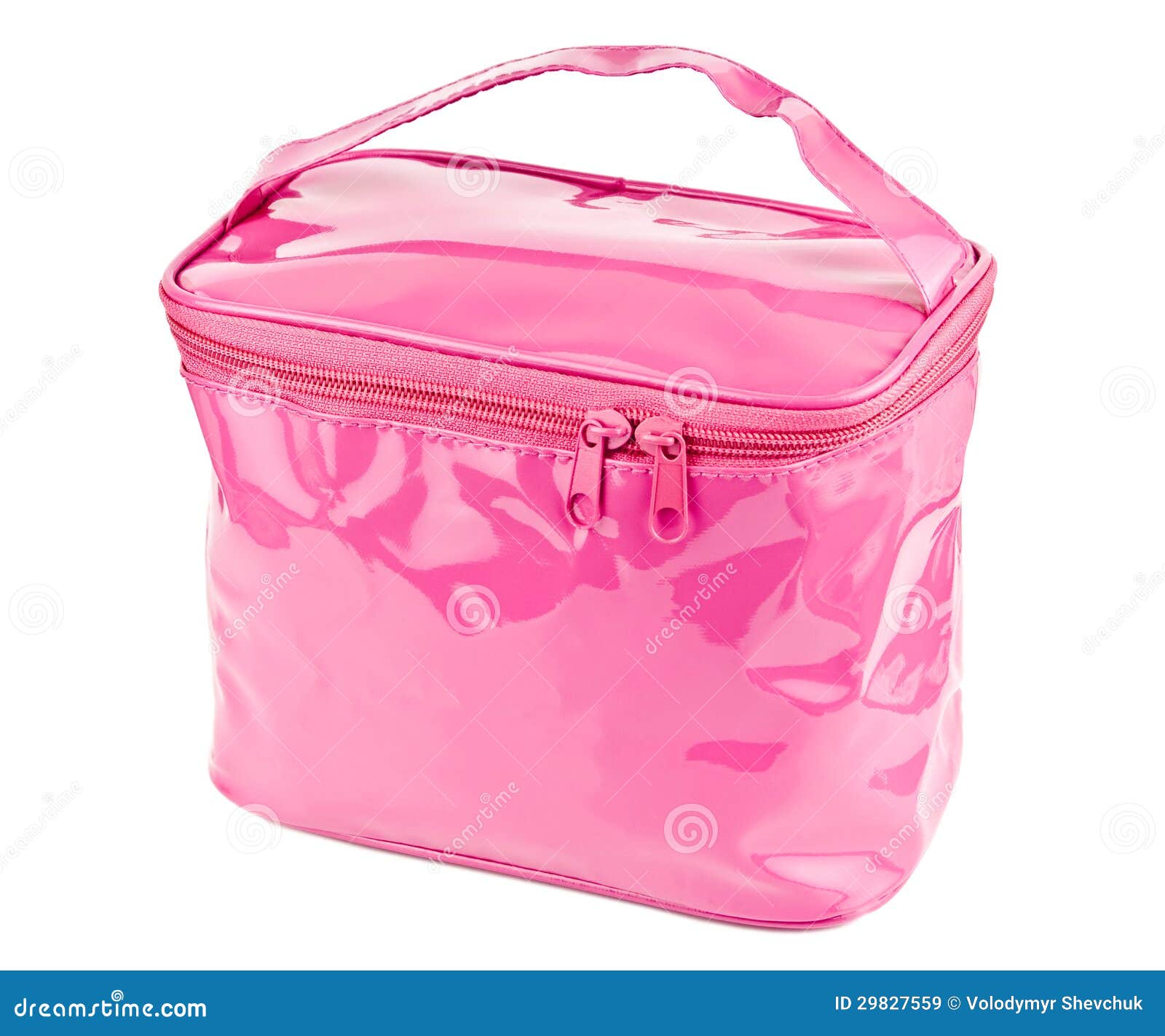 Pink cosmetic bag stock image. Image of modern, luxury 29827559