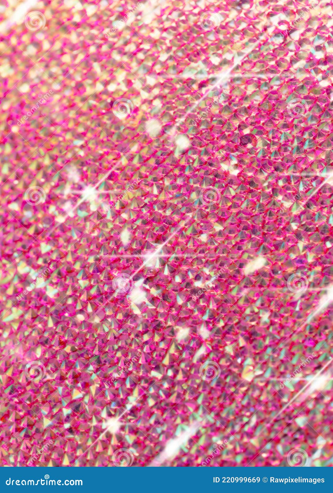 Pink Crystals Glitter Background Invitation Card Stock Image Image of