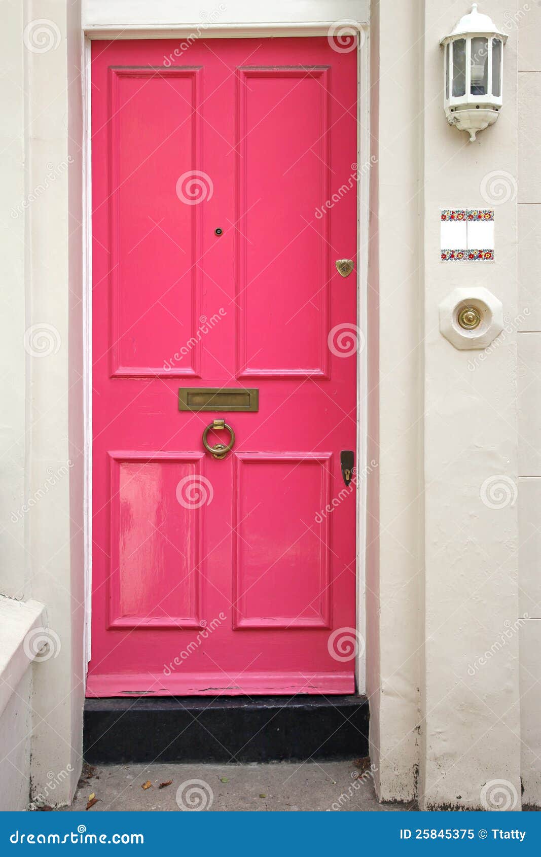 Pink door stock image. Image of building, classic, wood 25845375