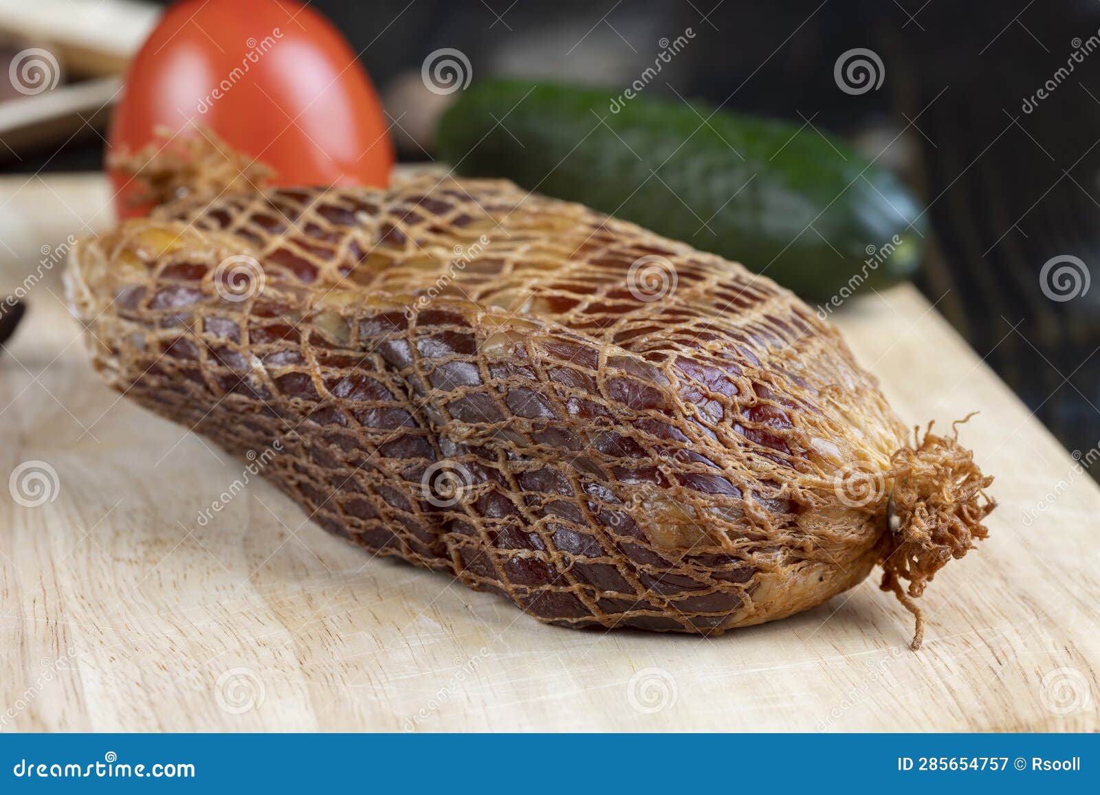 Pink Dry Pork Ham, Close Up Stock Image Image of meal, delicatessen