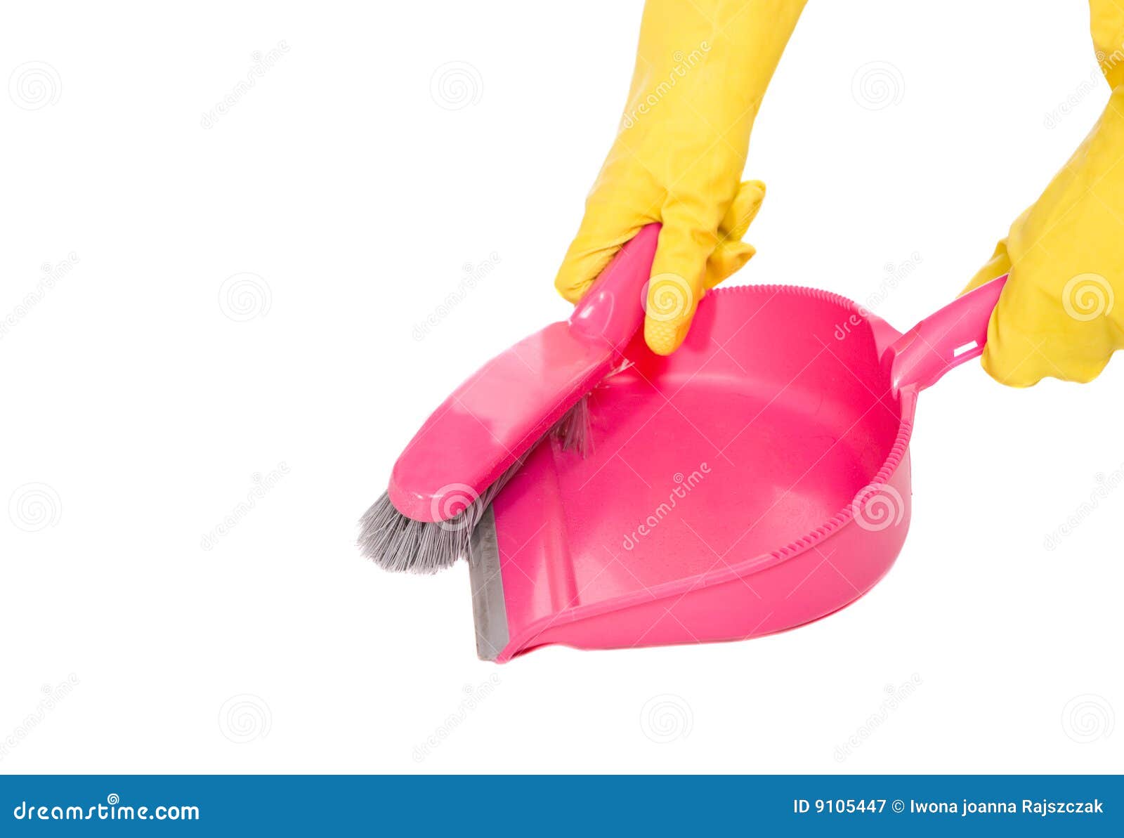 Pink dustpan stock image. Image of detergent, housework 9105447