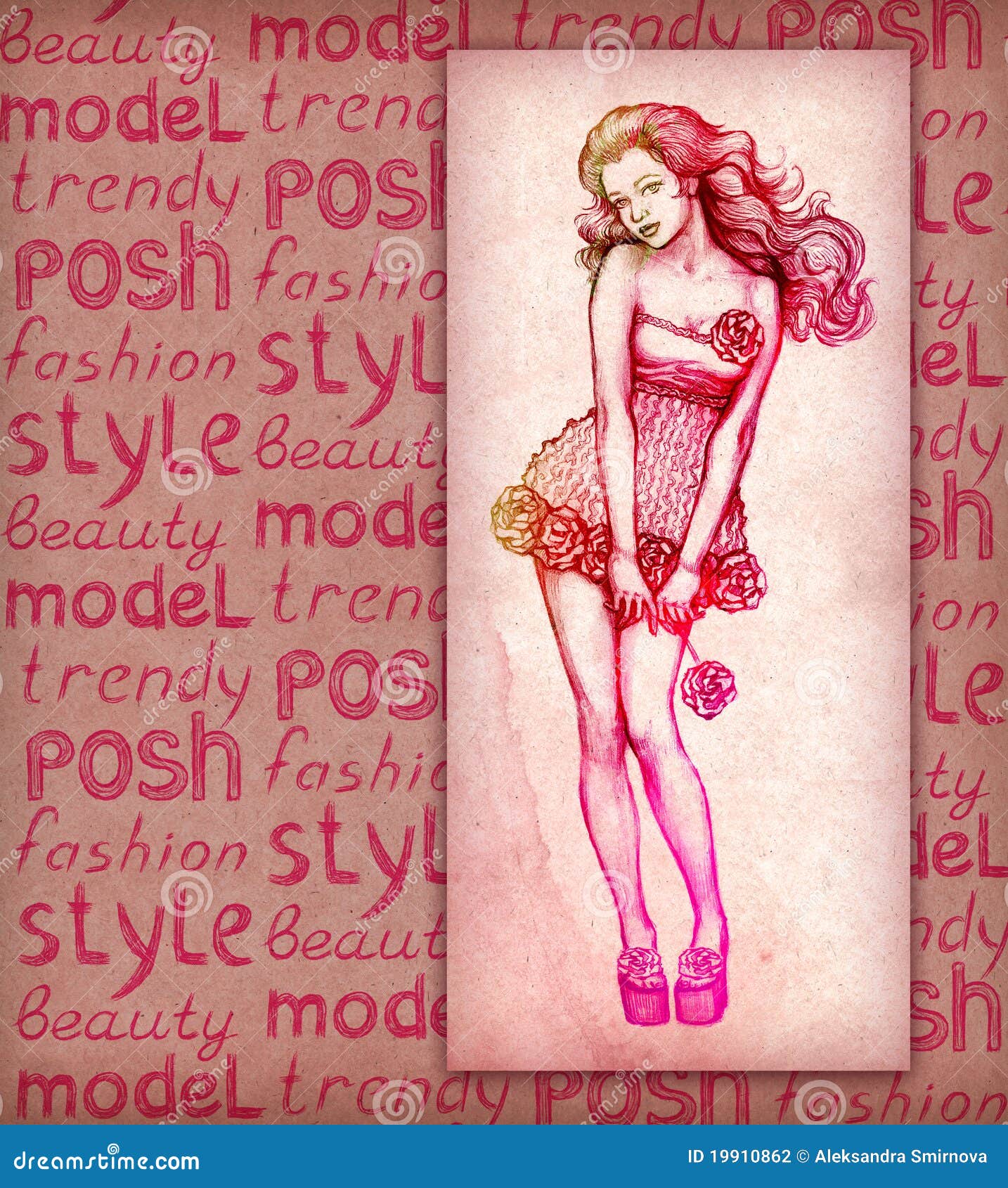 Pink fashion background stock illustration. Illustration Pink fashion background stock illustration. Illustration