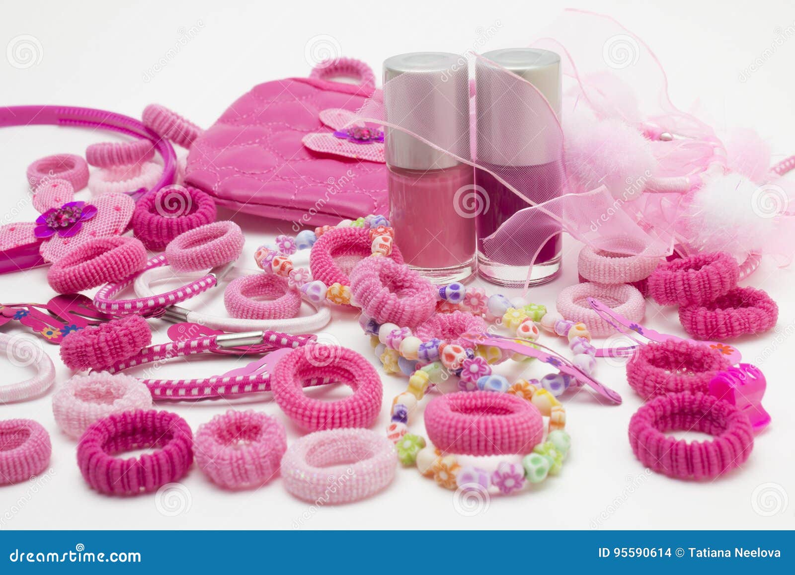 https://thumbs.dreamstime.com/z/pink-fashion-girly-hair-nail-accessories-clips-band-ribbons-pins-bow-teenager-hair-clippers-grips-little-girl-95590614.jpg