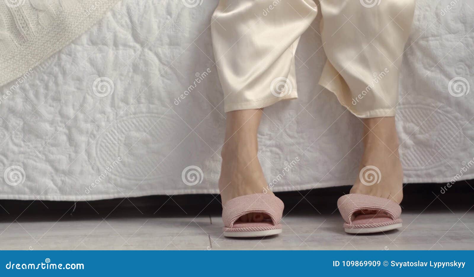 pink bed slippers