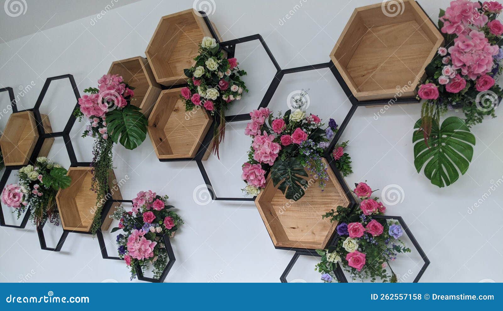 Pink Flower Horizontal Wall Decoration Stock Photo Image of pink