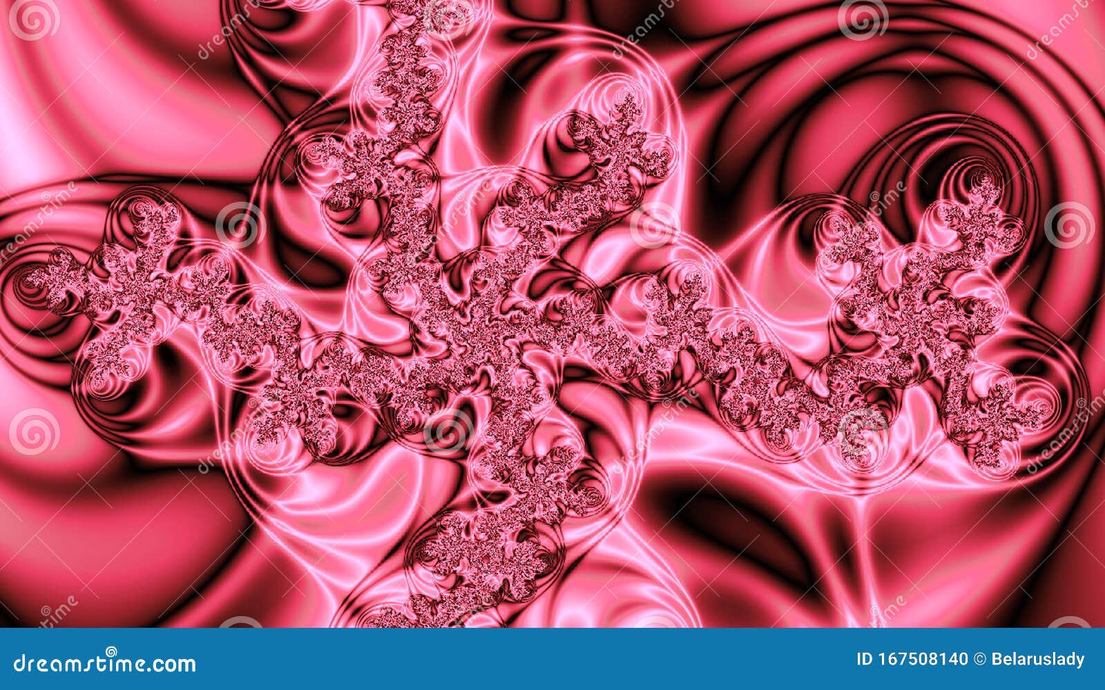 Pink Fractal Wavy Texture, Satin Effect, Wine Color Elegant Background  Stock Illustration - Illustration of post, pink: 167508140