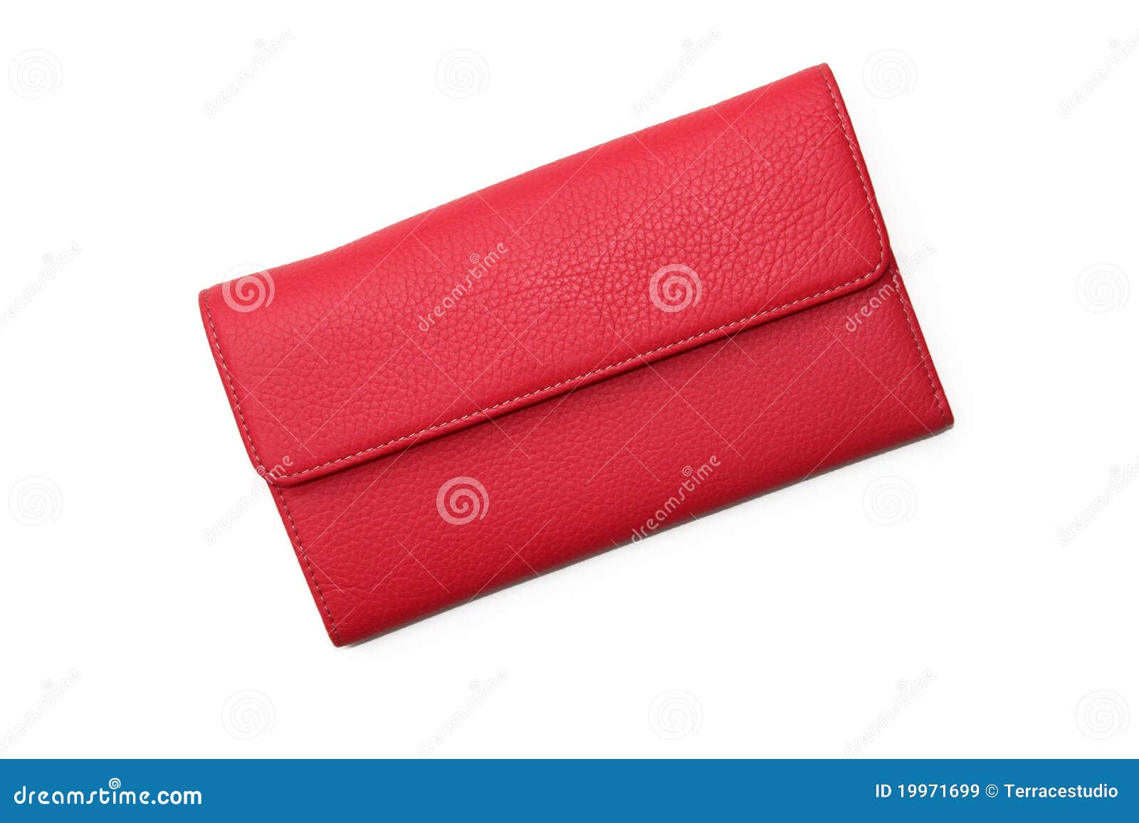 Pink Fuchsia Leather Wallet Stock Image Image of full, empty 19971699