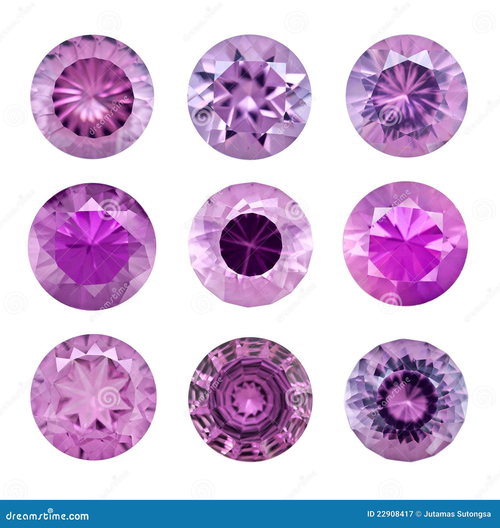 The pink gems stock image. Image of star, round, nature - 22908417