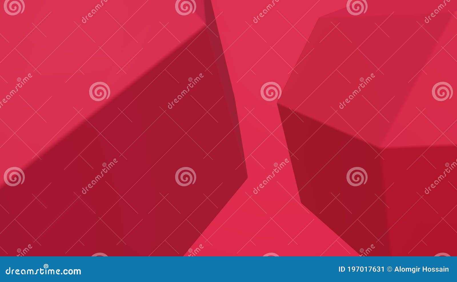 pink geometric s background , abstract 3d rendering