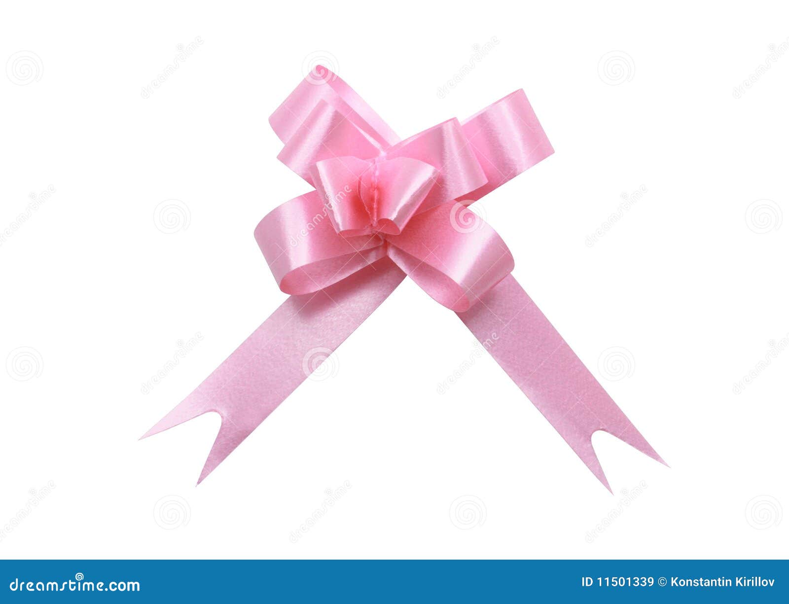 Pink Gift Bow stock image. Image of holiday, christmas 11501339
