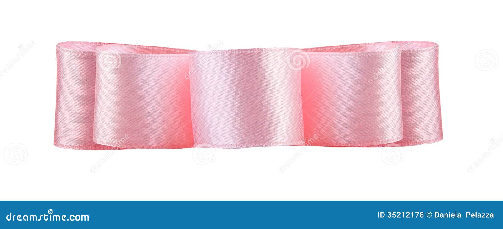 Pink gift bow. stock photo. Image of ribbon, silk, white 35212178