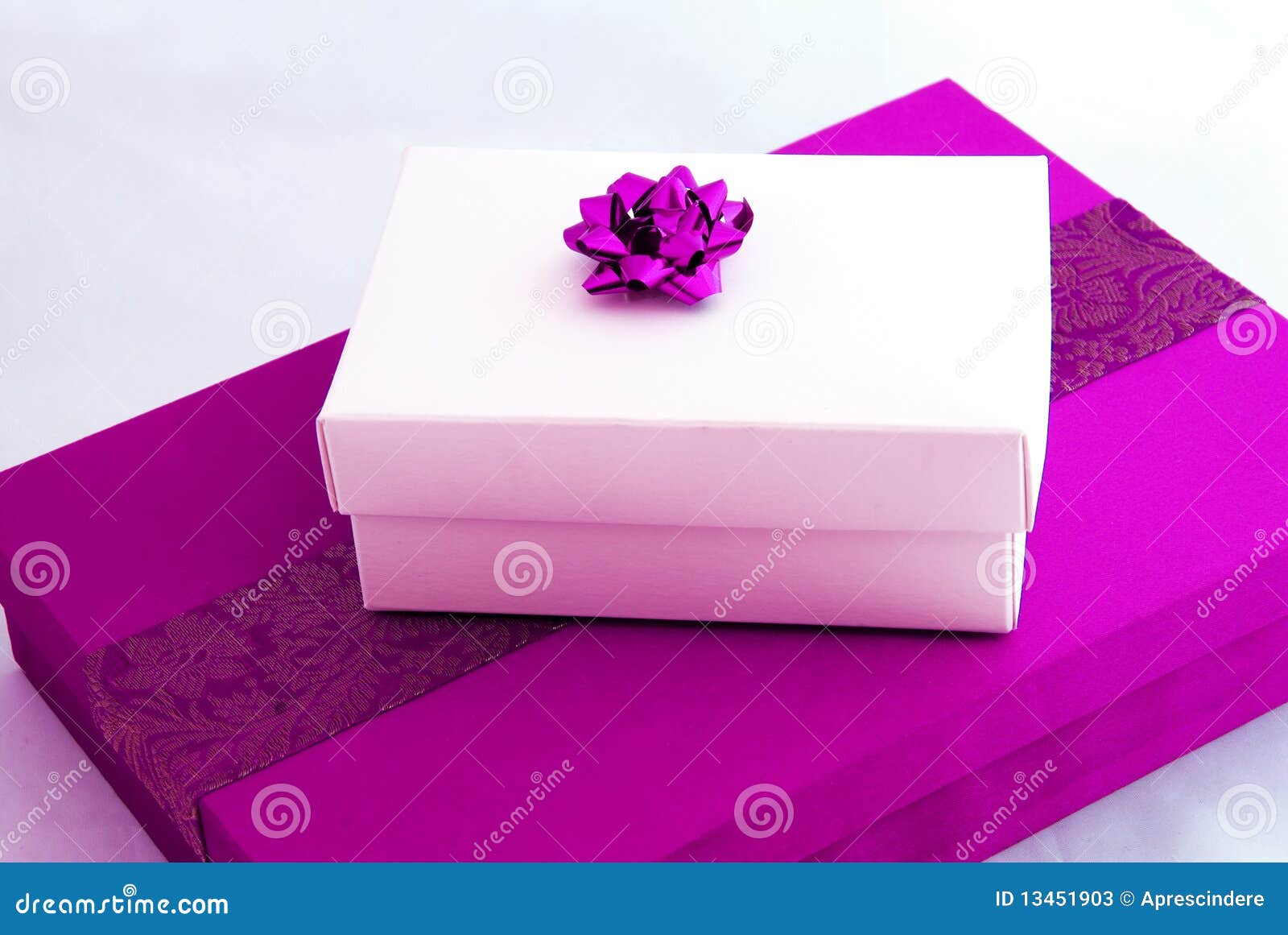 Pink gift boxes stock image. Image of give, decorate 13451903